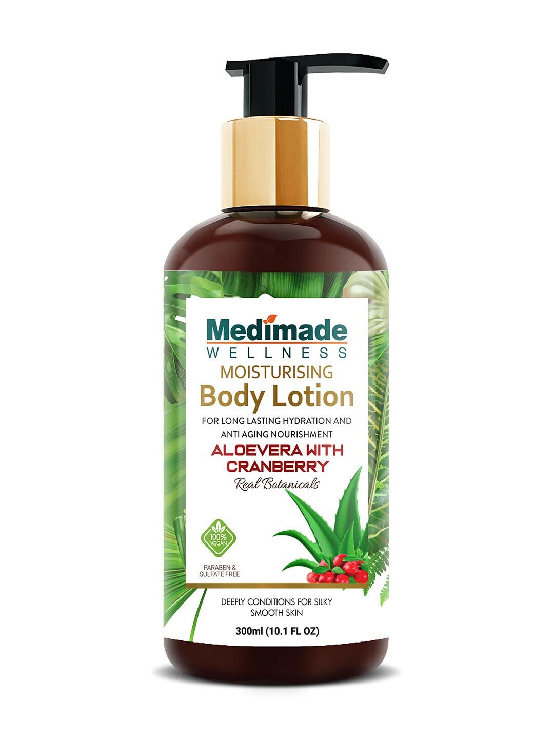 Medimade Aloevera with Cranberry Moisturizing Body Lotion - 300 ml