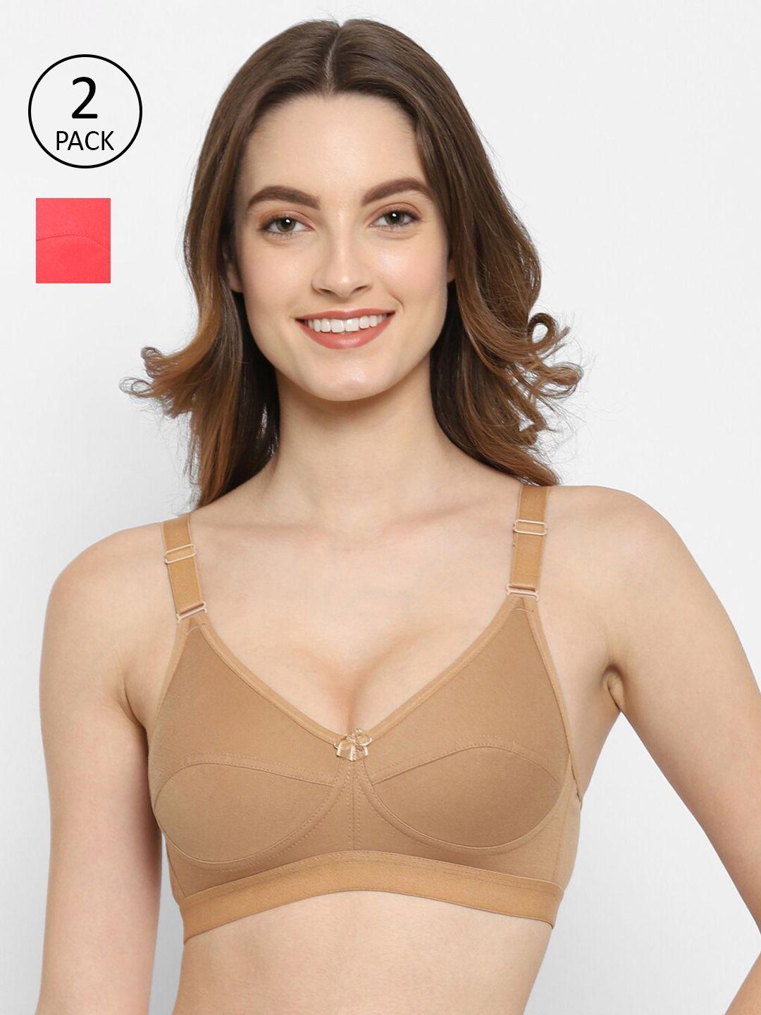 floret-nude-coloured-&-red-pack-of-2-high-support-t-shirt-bra