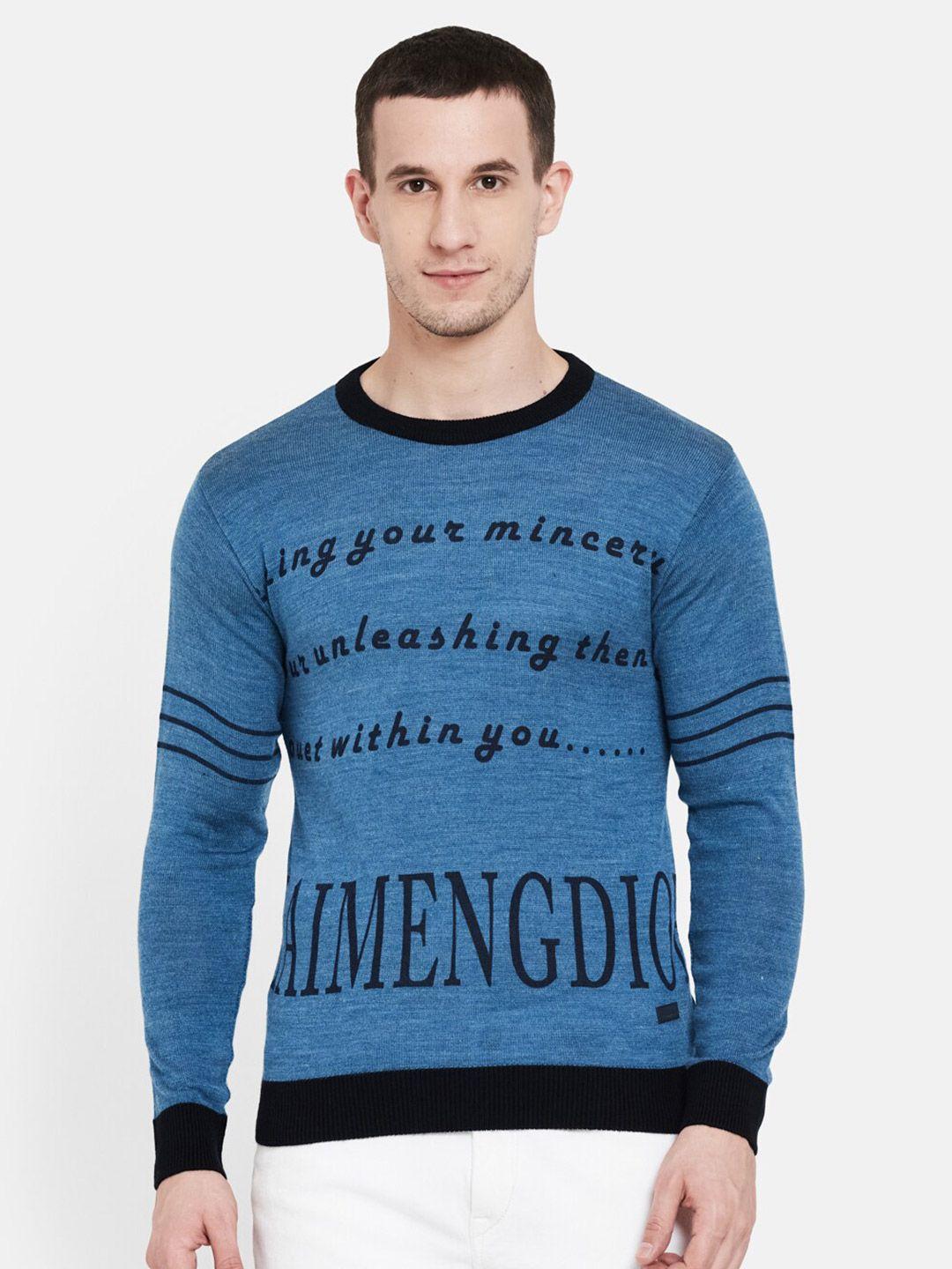 duke-men-blue-&-black-typography-printed-pullover-sweaters