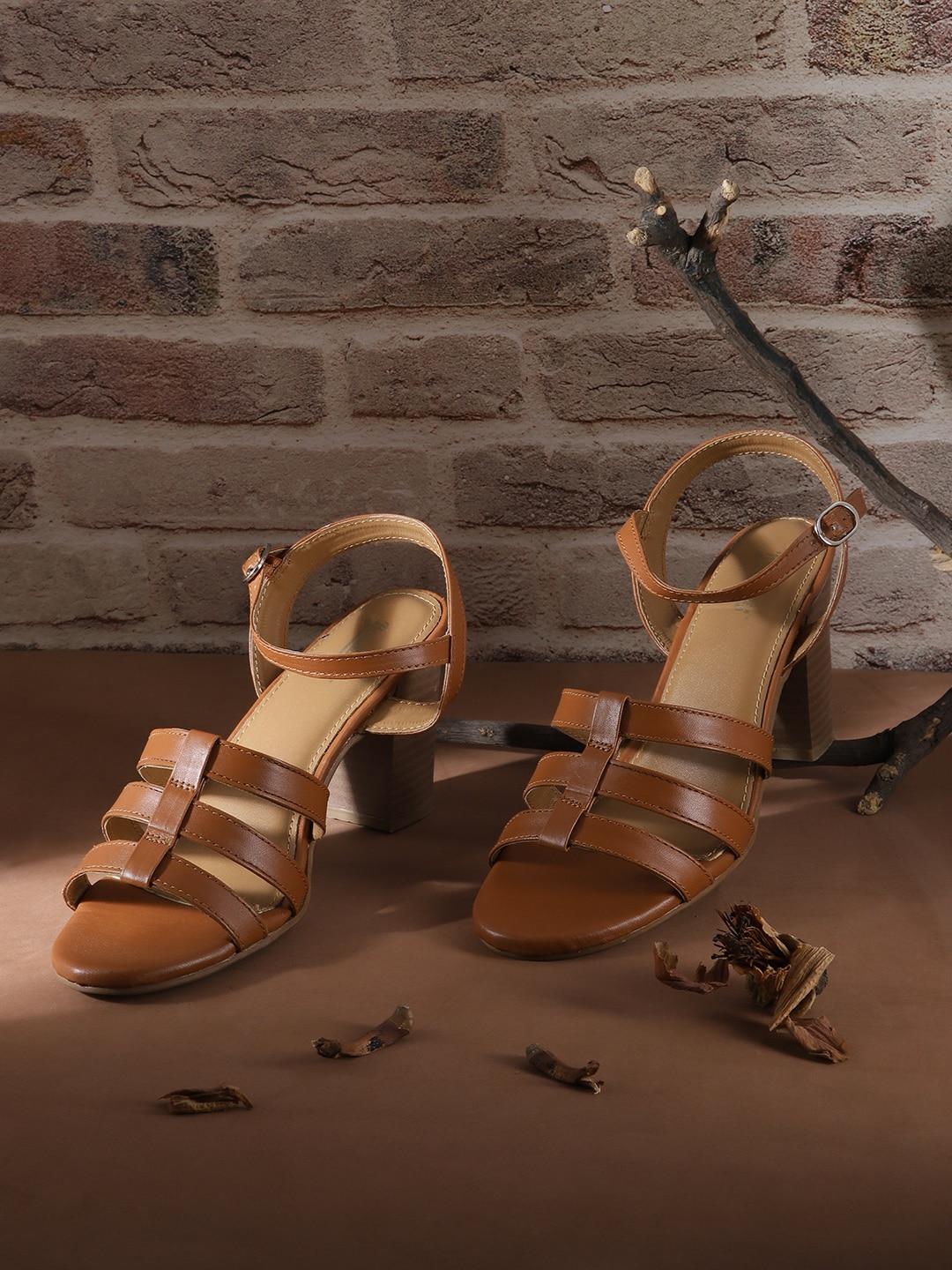 the-roadster-lifestyle-co-tan-brown-solid-block-heels