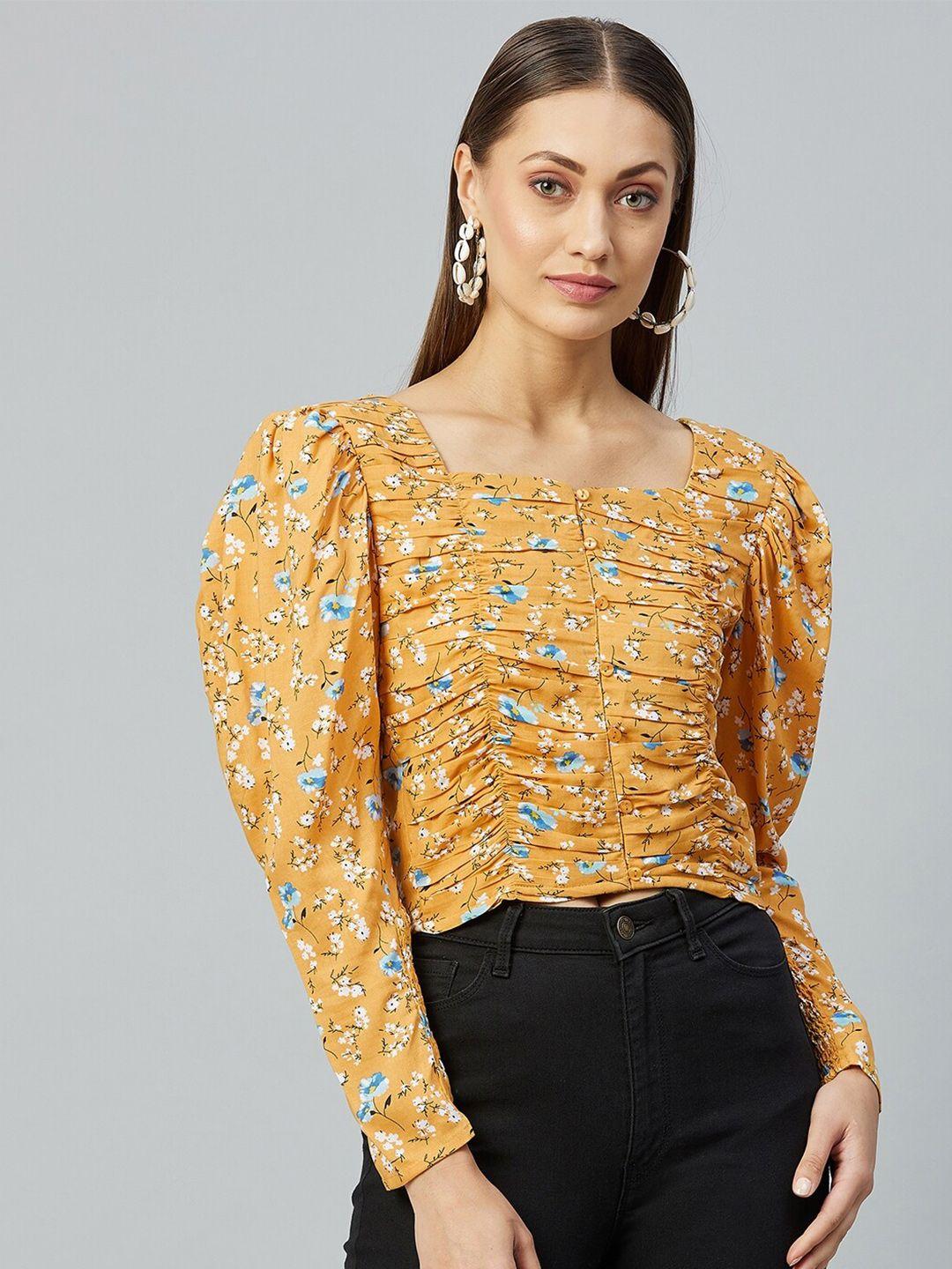 marie-claire-women-mustard-floral-top