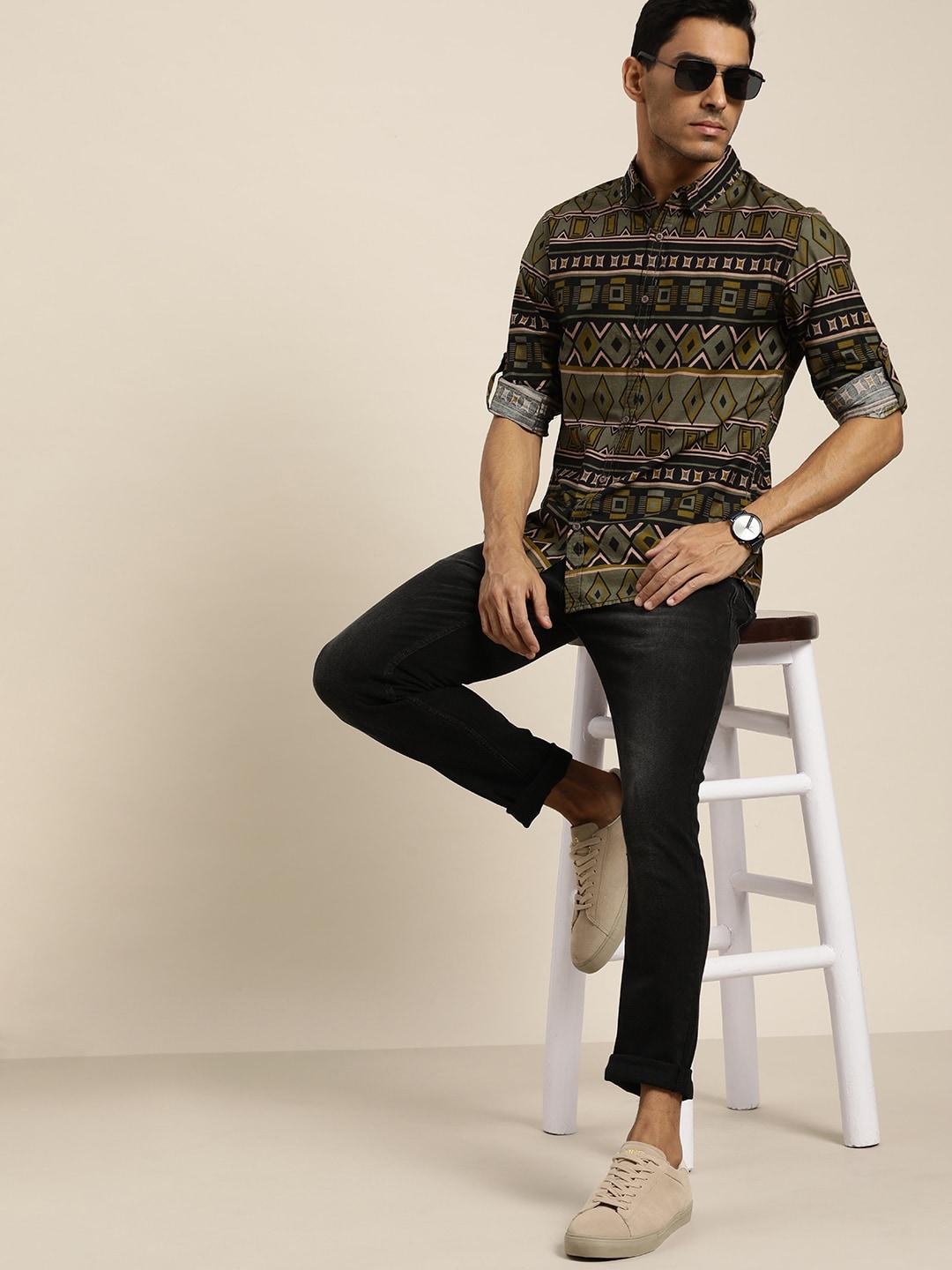 moda-rapido-men-olive-green-printed-sustainable-casual-shirt