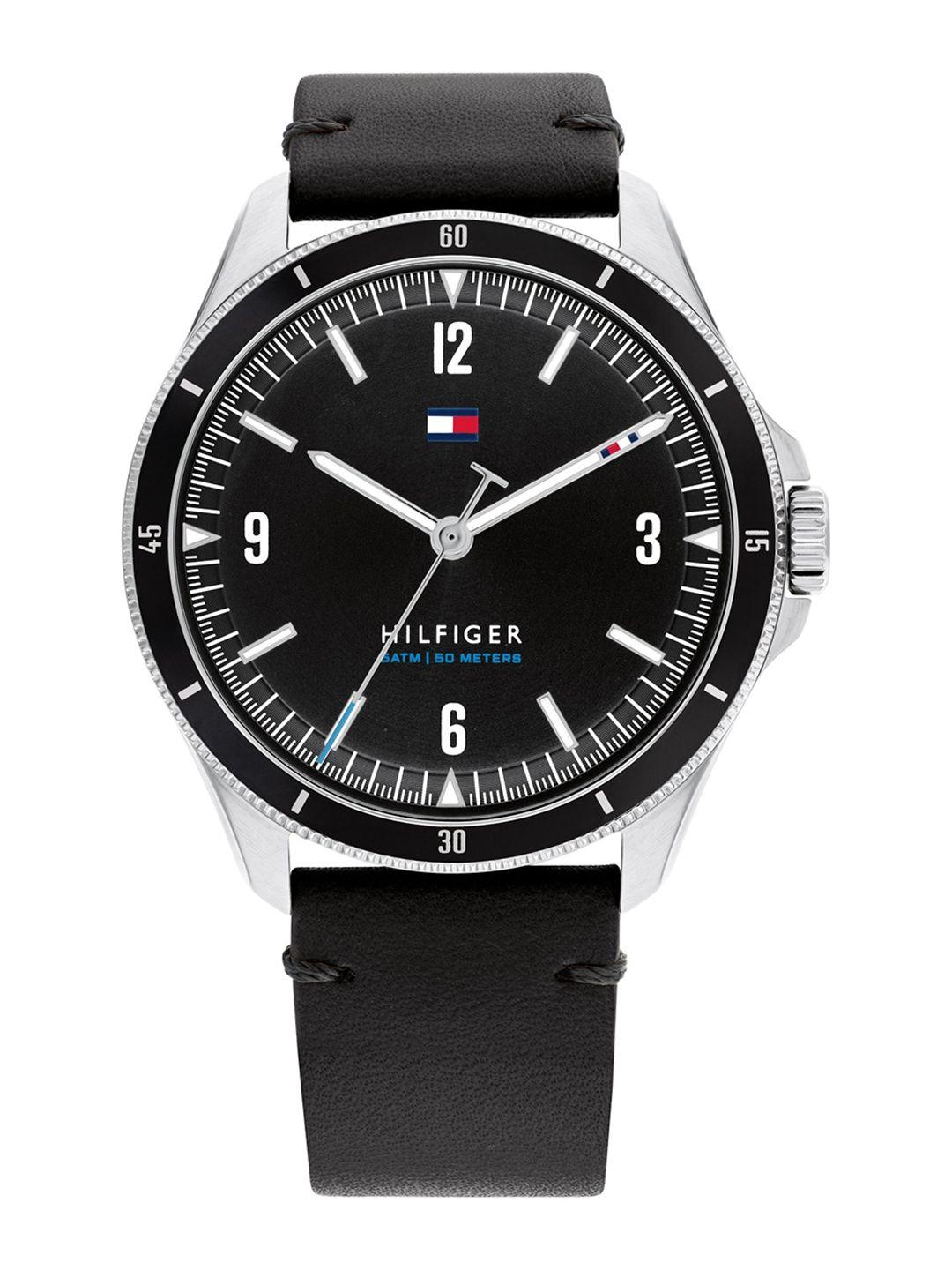 tommy-hilfiger-men-black-patterned-dial-&-leather-straps-analogue-watch---th1791904w