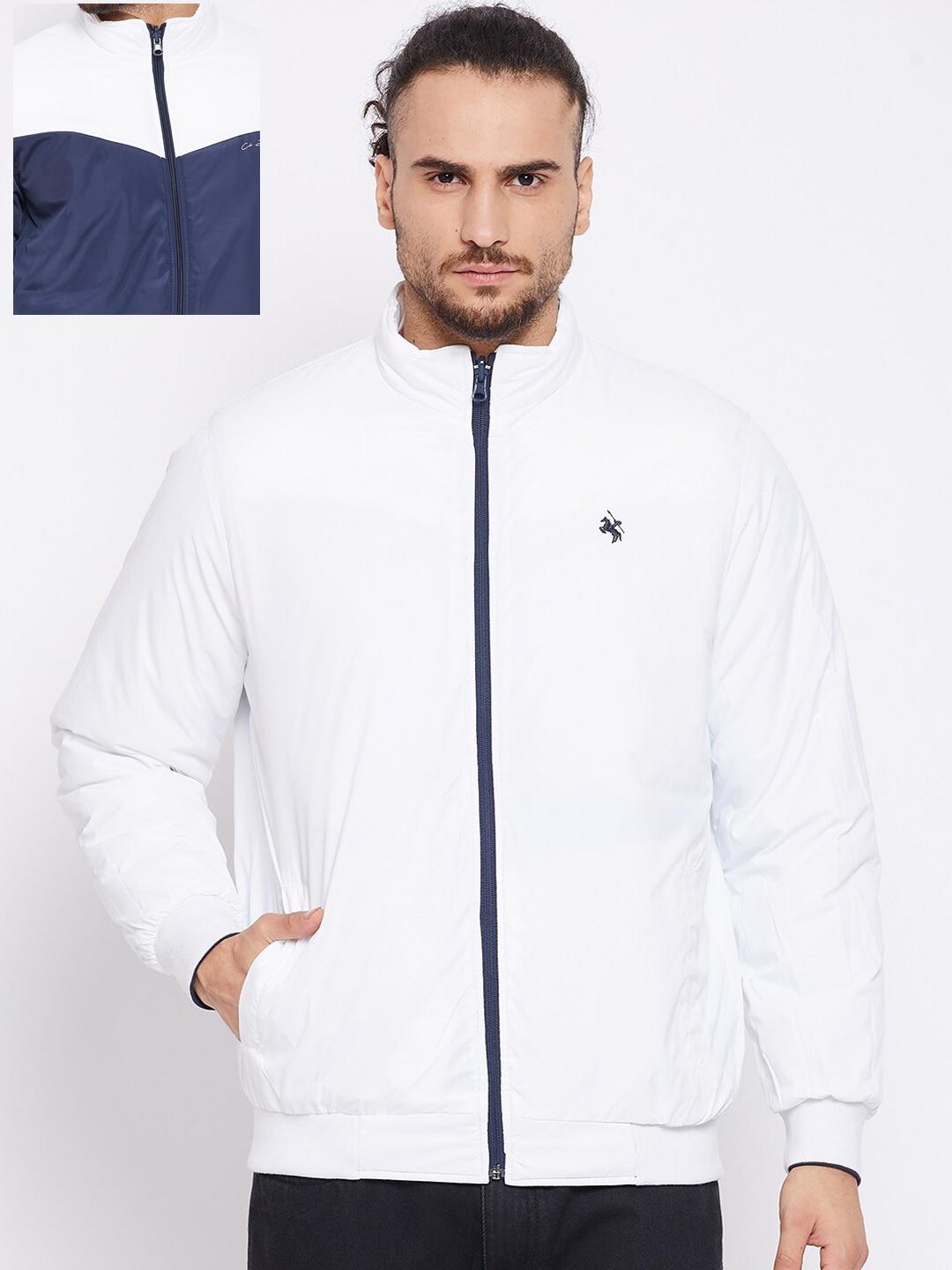 cantabil-men-navy-blue-&-white-colourblocked-reversible-padded-jacket