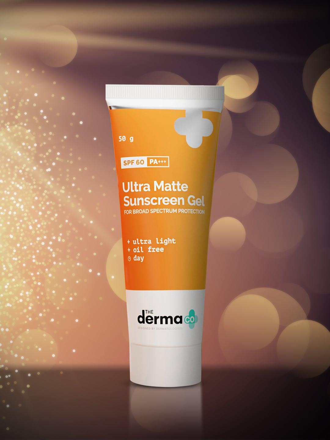 The Derma co. Unisex Ultra Matte Sunscreen Gel with SPF 60- 50 gm