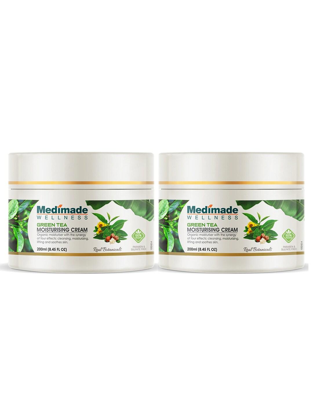 Medimade Pack of 2 Fuji Matcha Green Tea Moisturising Cream - 200 g Each