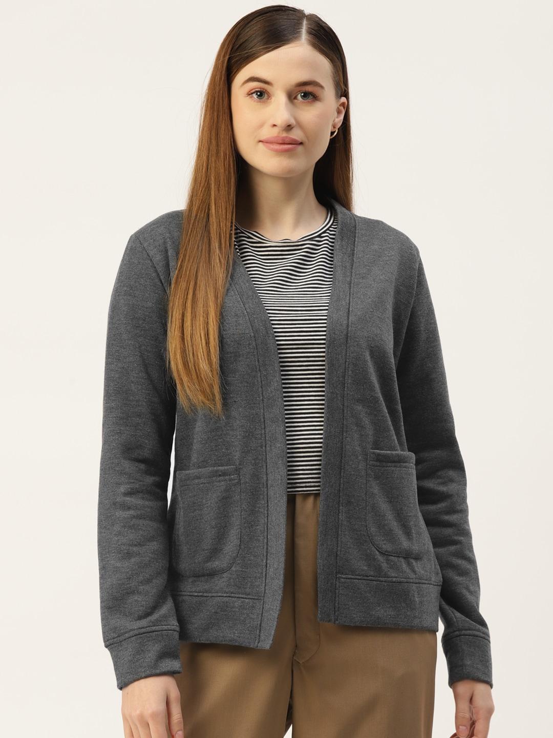 brinns-women-charcoal-grey-solid-open-front-jacket