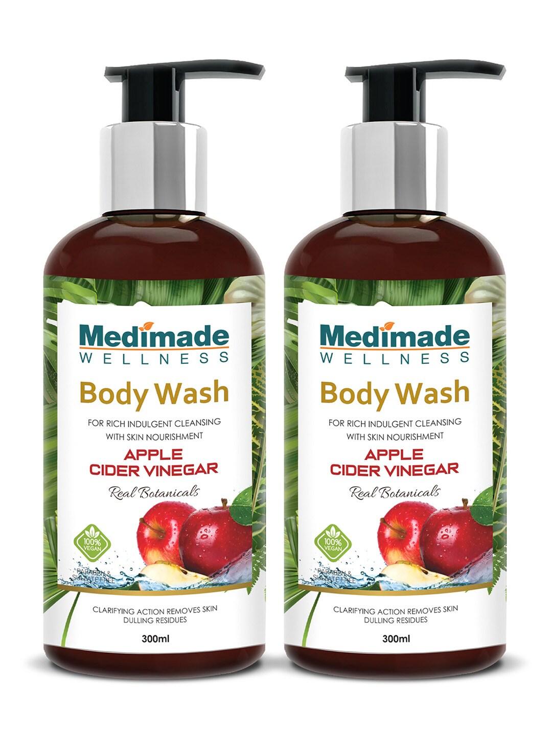 Medimade Pack of 2 Organic Apple Cider Vinegar Body Wash