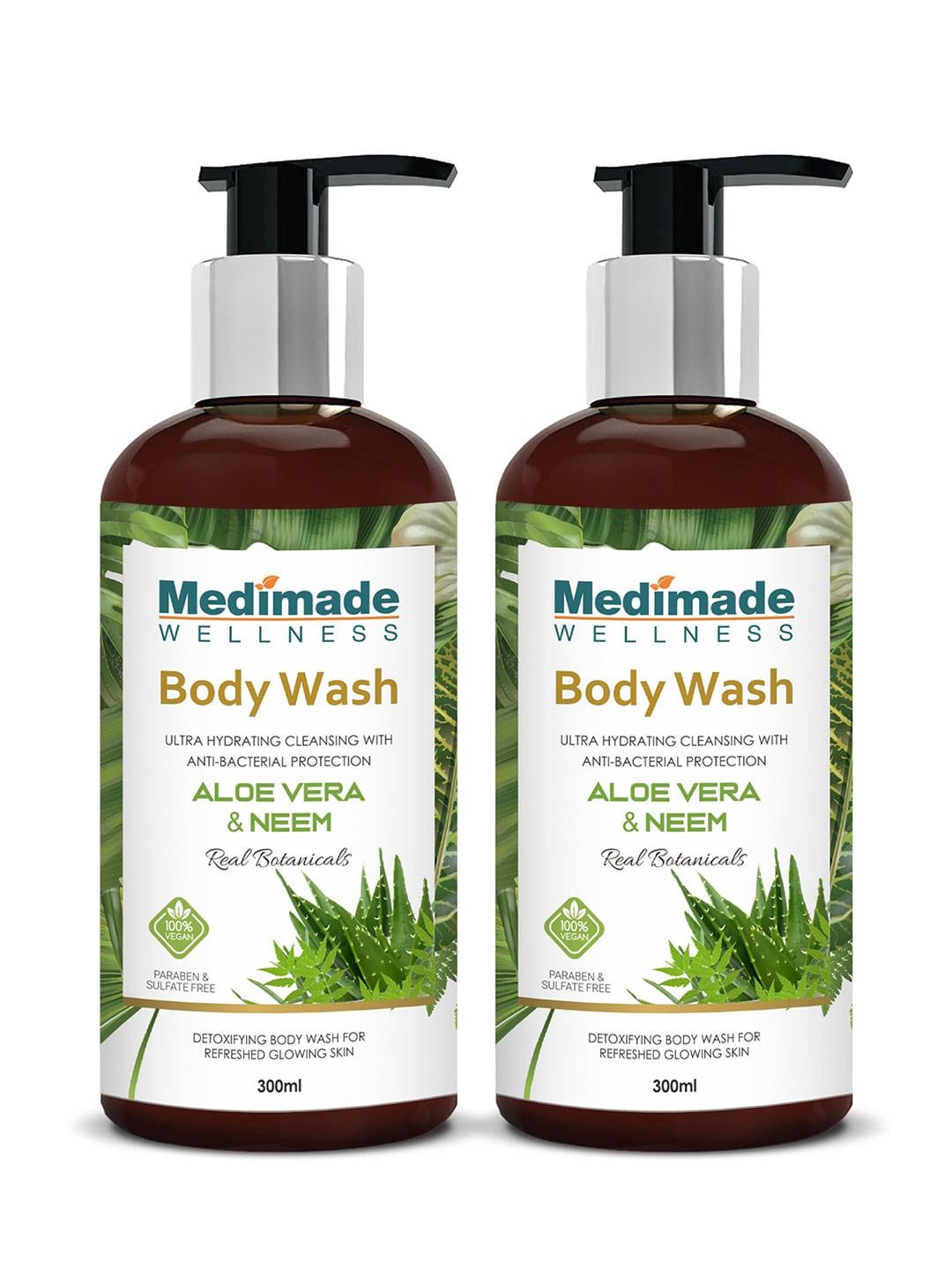 Medimade Pack of 2 Aloe Vera and Neem Body Wash