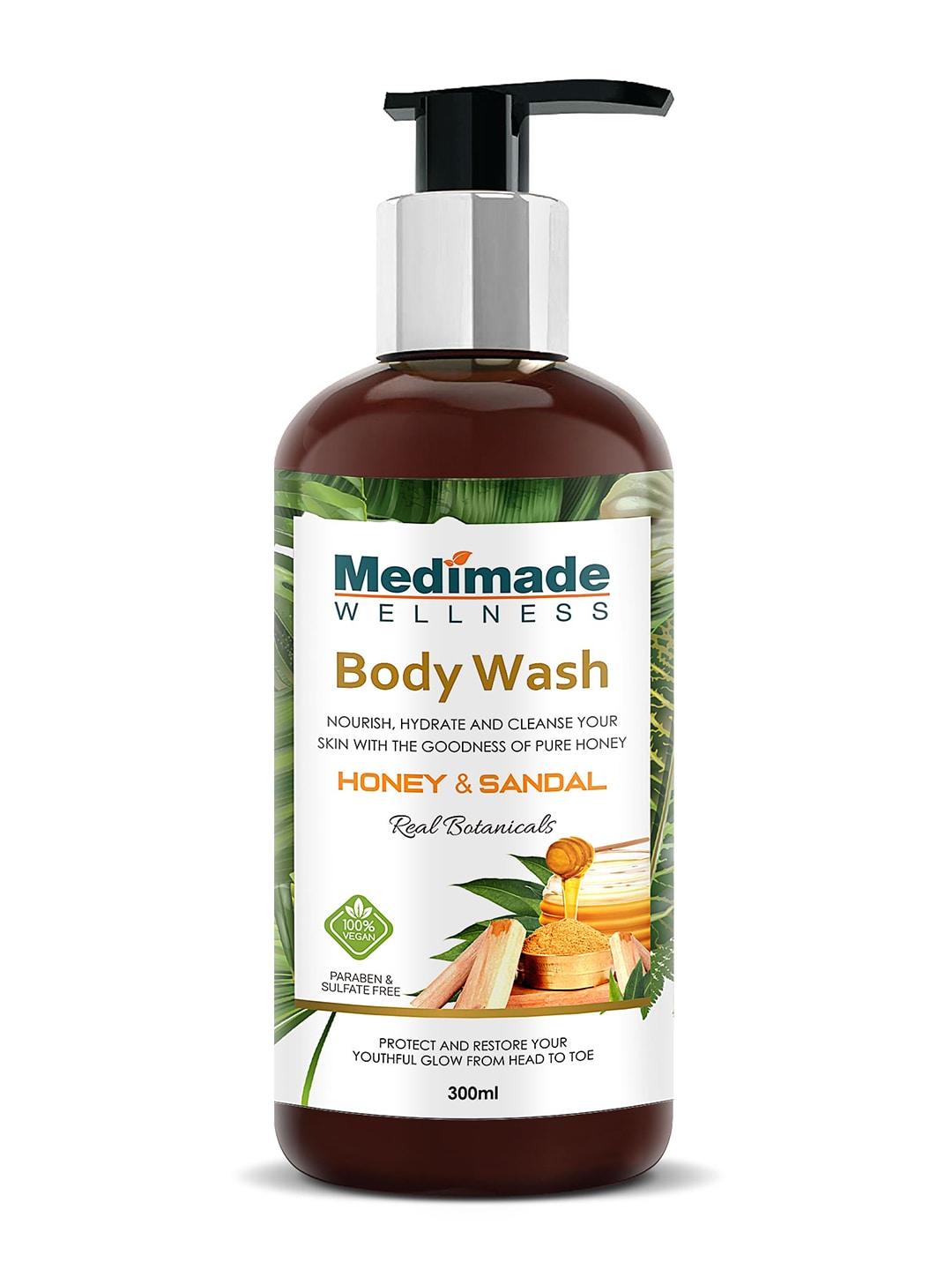 Medimade Yellow Honey and Sandal Body Wash 300 Ml