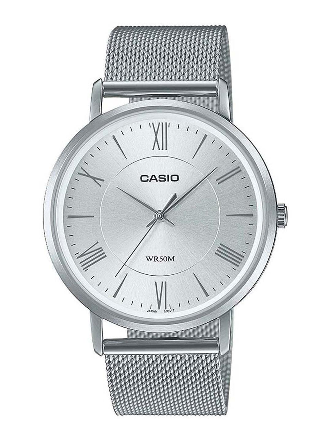 casio-men-white-dial-&-silver-toned-stainless-steel-textured-straps-analogue-watch-a1919