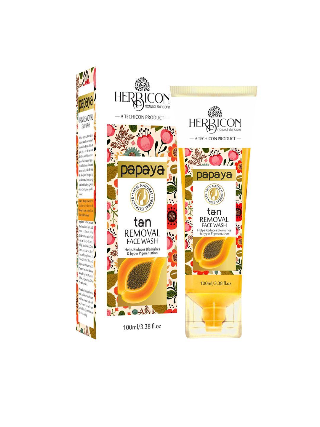 herbicon-yellow-papaya-tan-removal-face-wash