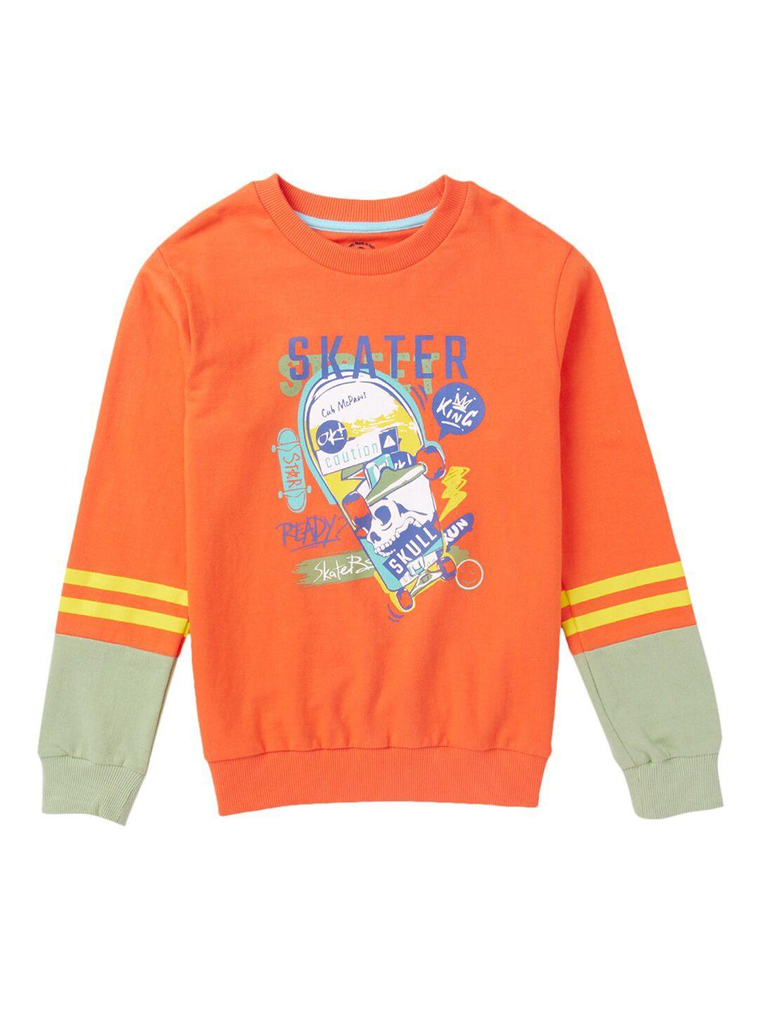cub-mcpaws-boys-orange-printed-pure-cotton-sweatshirt