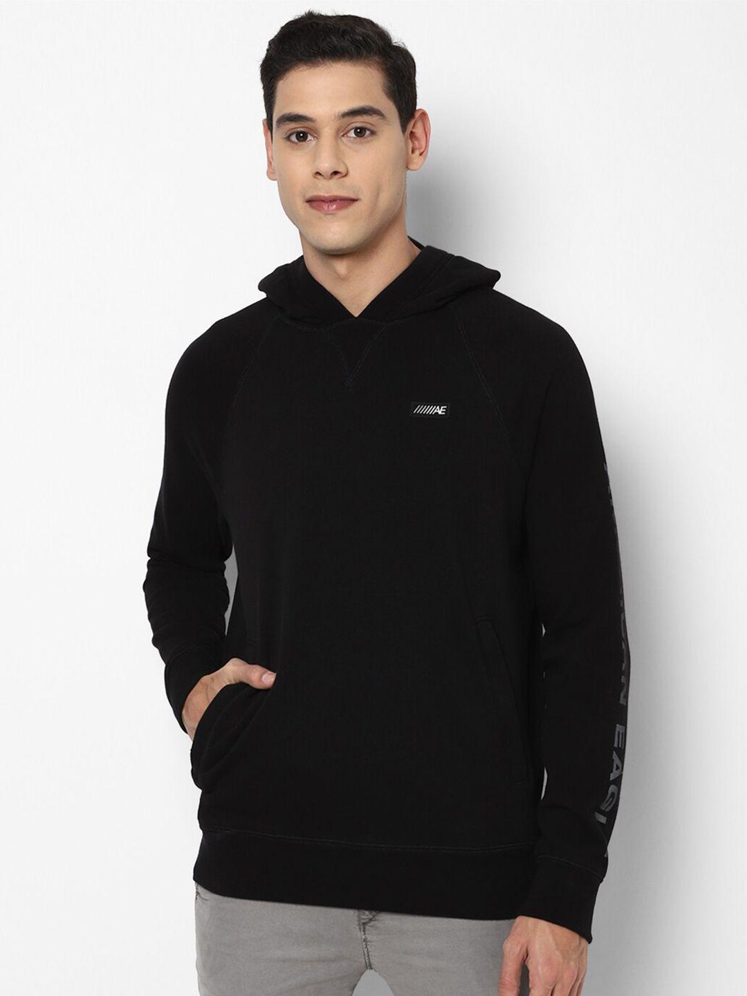 american-eagle-outfitters-men-black-hooded-sweatshirt