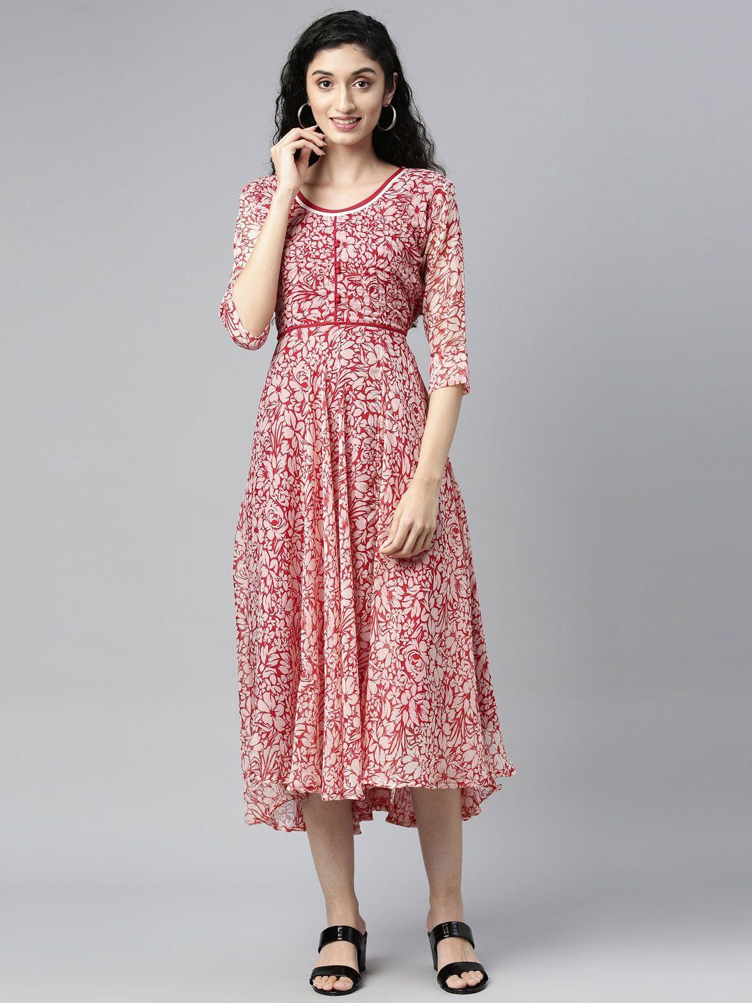 souchii-white-&-red-floral-layered-chiffon-midi-dress