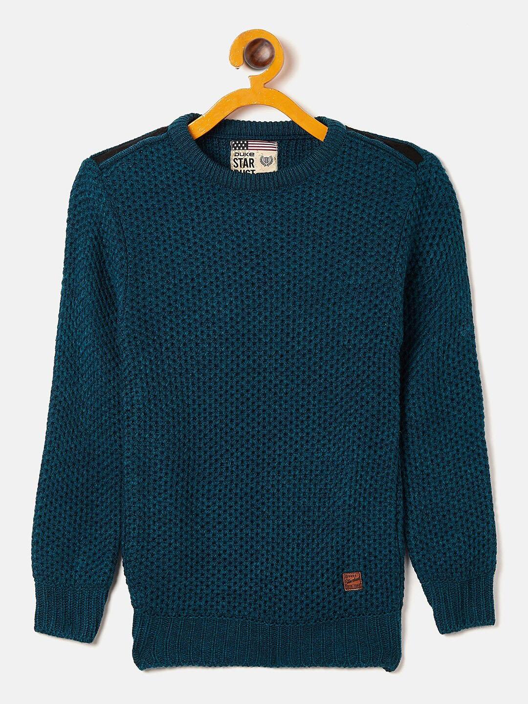 duke-boys-blue-cable-knit-woolen-pullover