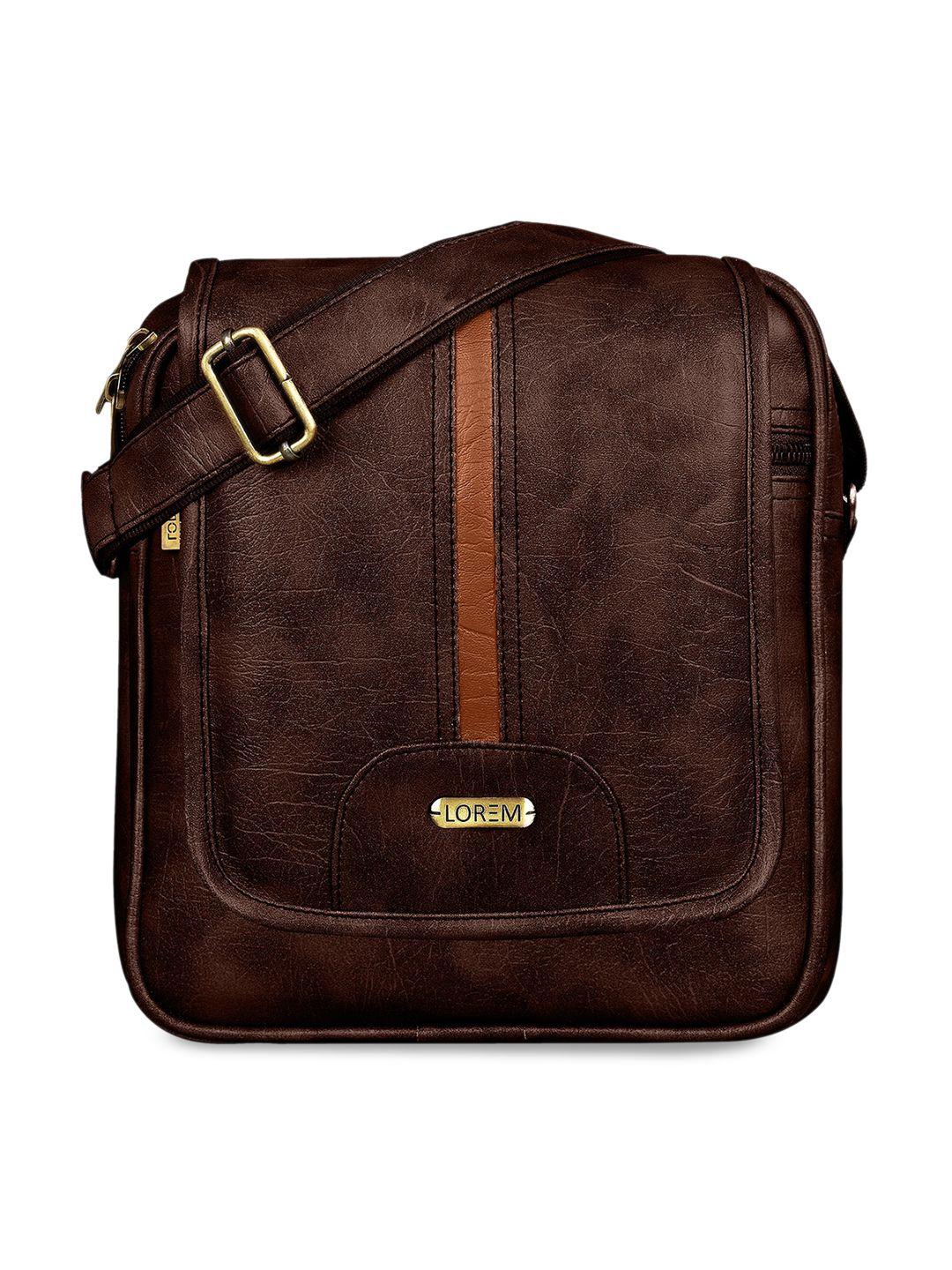 lorem-maroon-structured-sling-bag