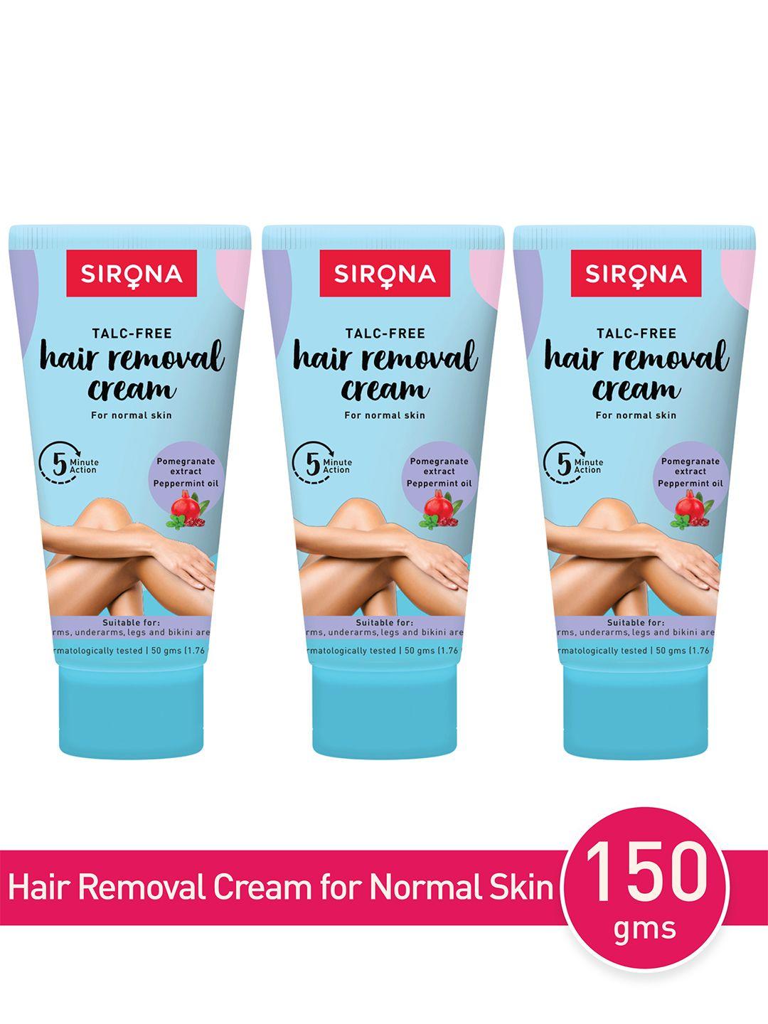 Sirona Set Of 3 Hair Removal Cream - 50 gm