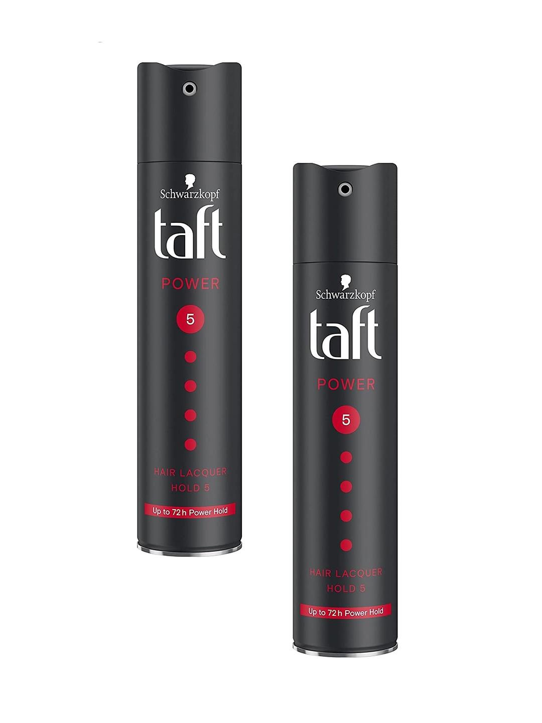 taft Set Of 2 Transparent Hair Spray 500 Ml