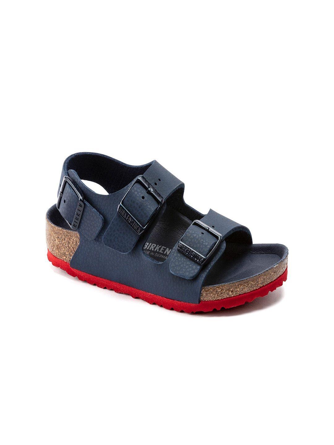 Birkenstock Boys Blue Narrow Width Milano Comfort Sandals