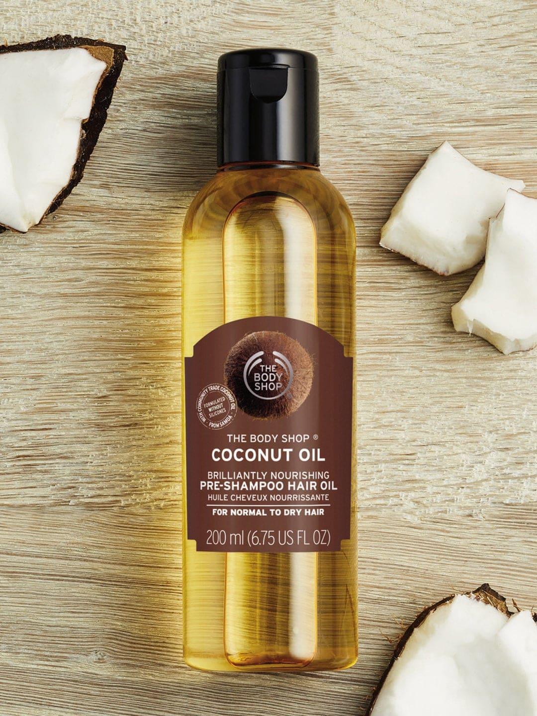 THE BODY SHOP Sustainable Pre-Shampoo Coconut Hair Oil for Normal to Dry Hair 200 ml