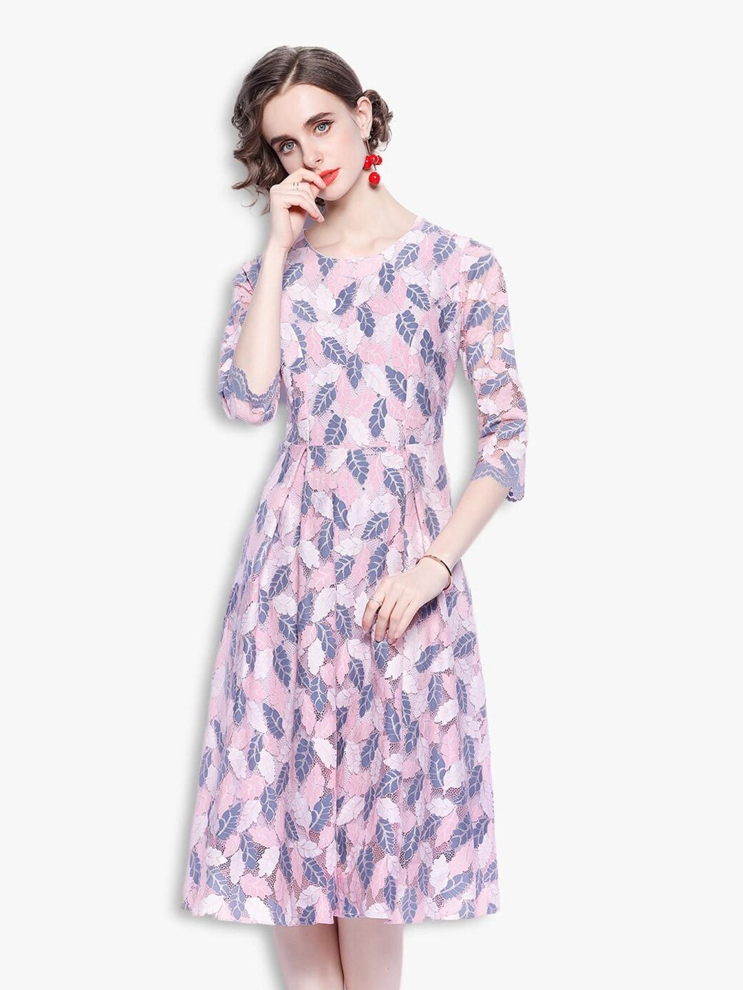 jc-collection-pink-floral-peplum-dress