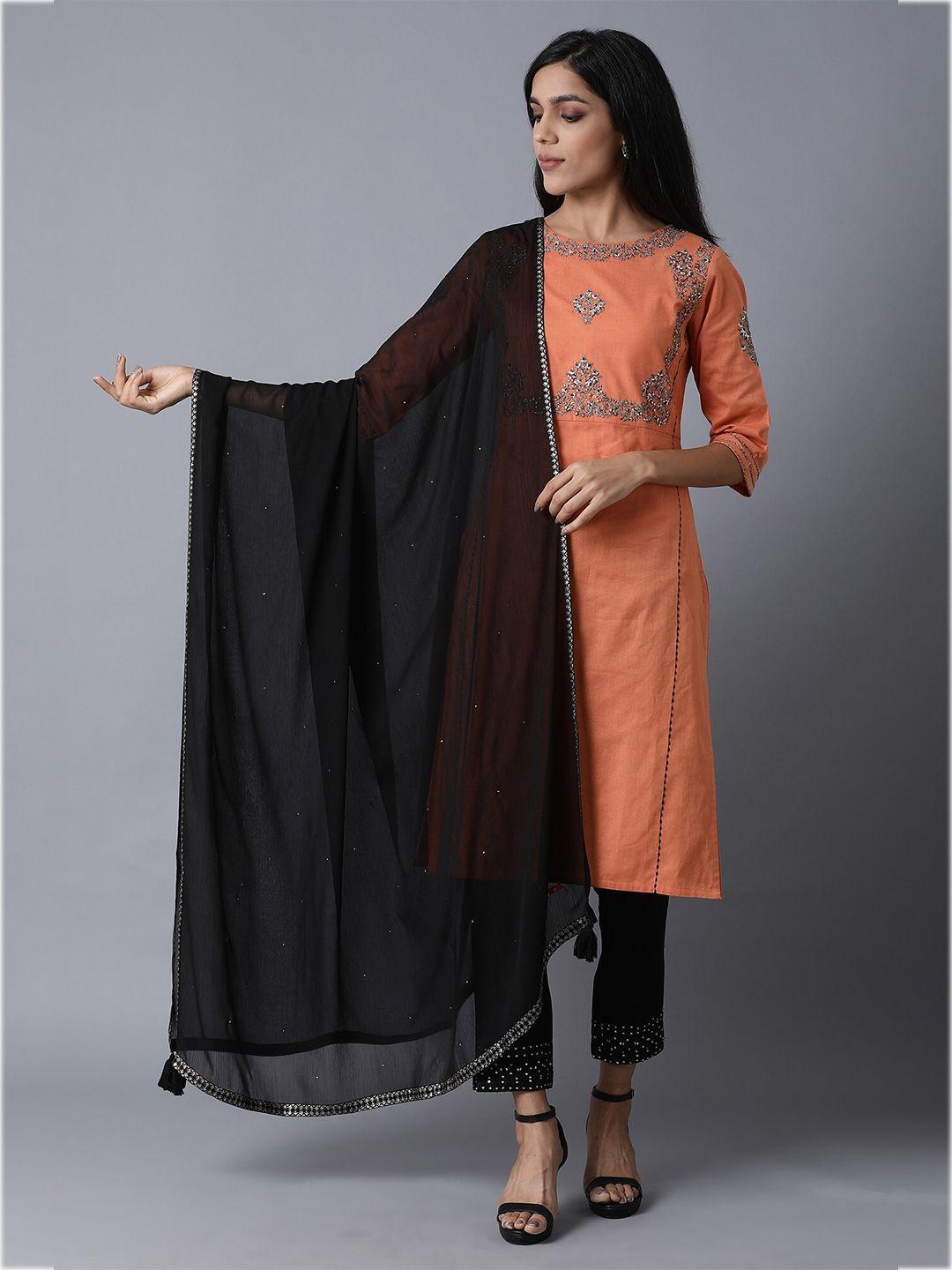 w-black-solid-dupatta-with-sequinned