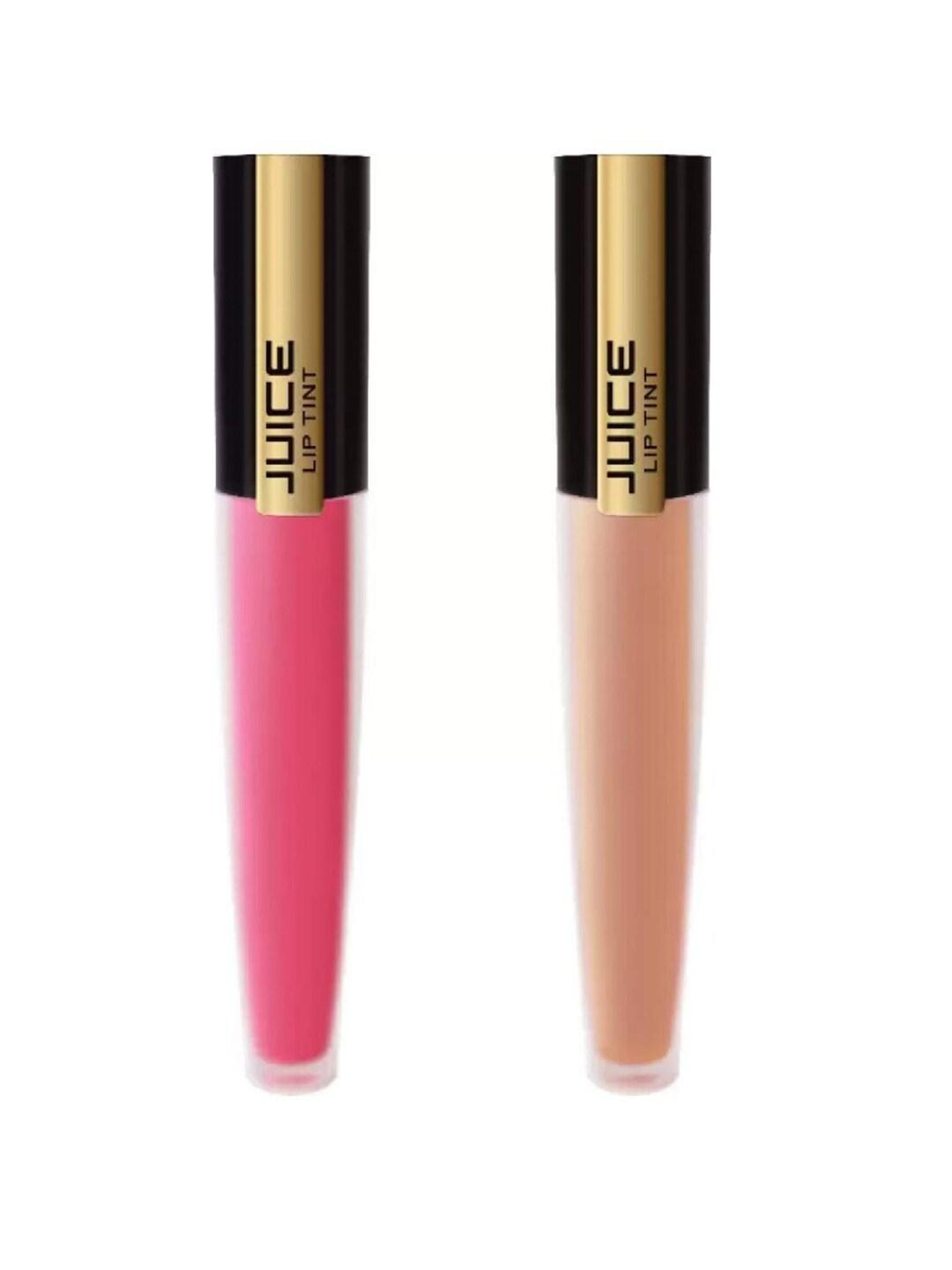 JUICE Set of 2 Matte Lip Tint - Smoky Rose M-10 & Sparkling Nude M-91