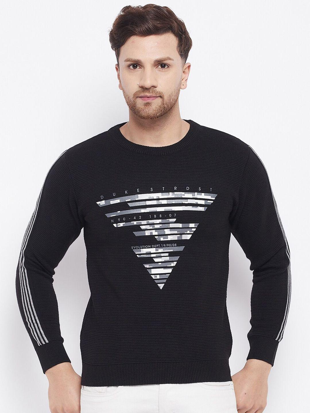 duke-men-black-geometric-printed-wool-pullover