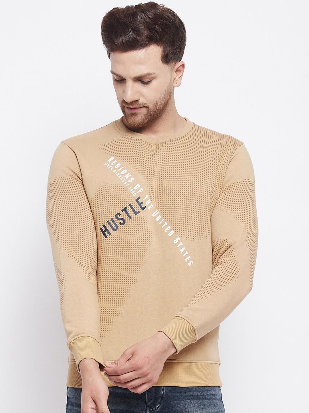 duke-men-brown-printed-sweatshirt