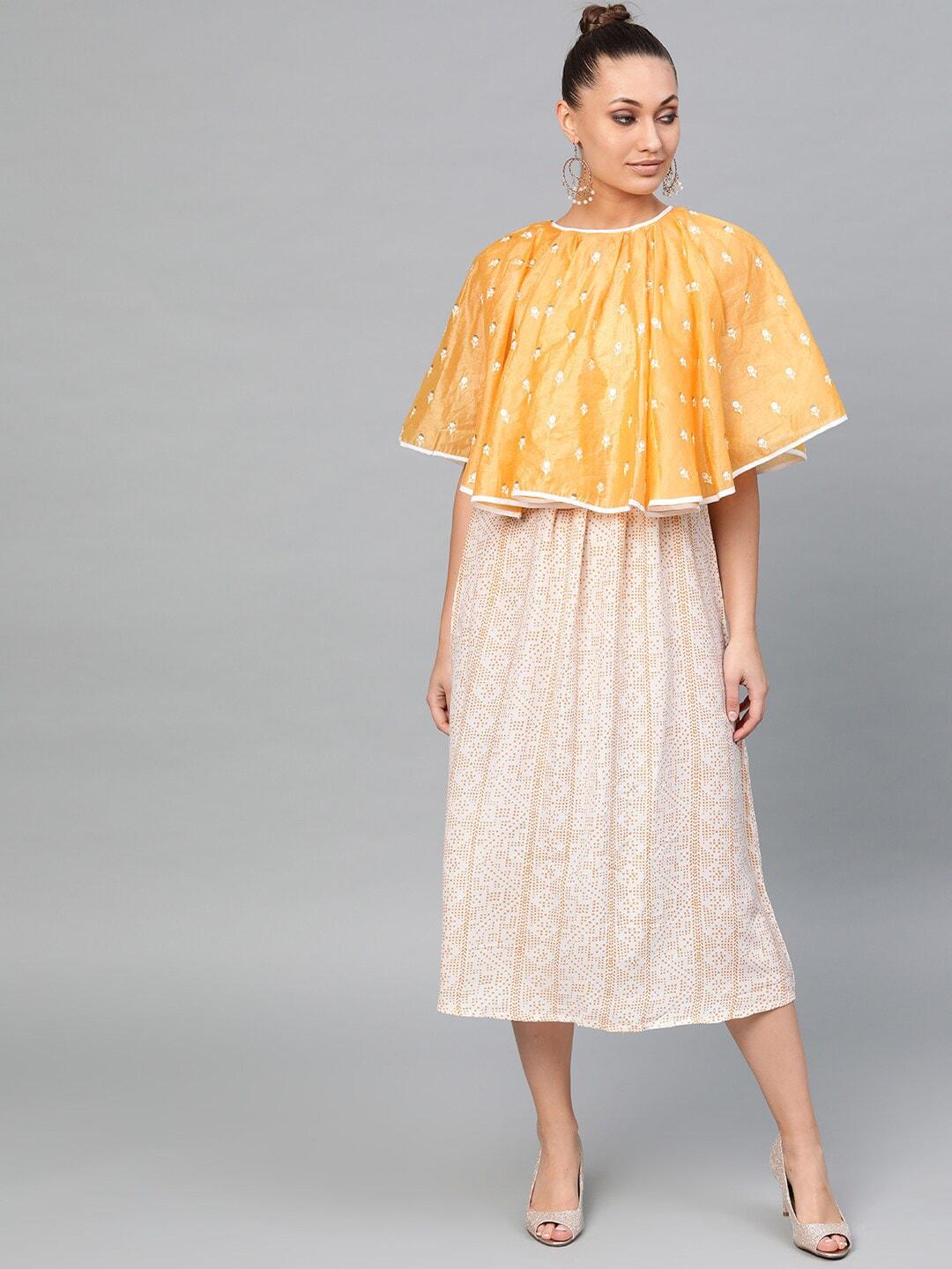 indo-era-women-yellow-embroidered-a-line-midi-dress