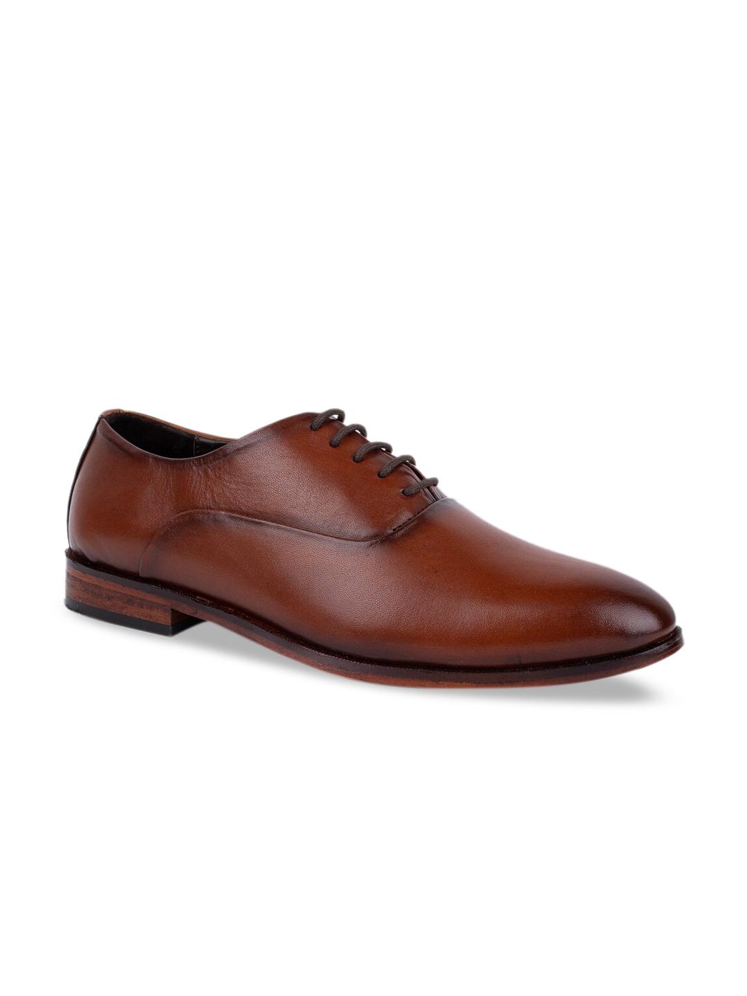 LA BOTTE Men Brown Solid Leather Formal Loafers