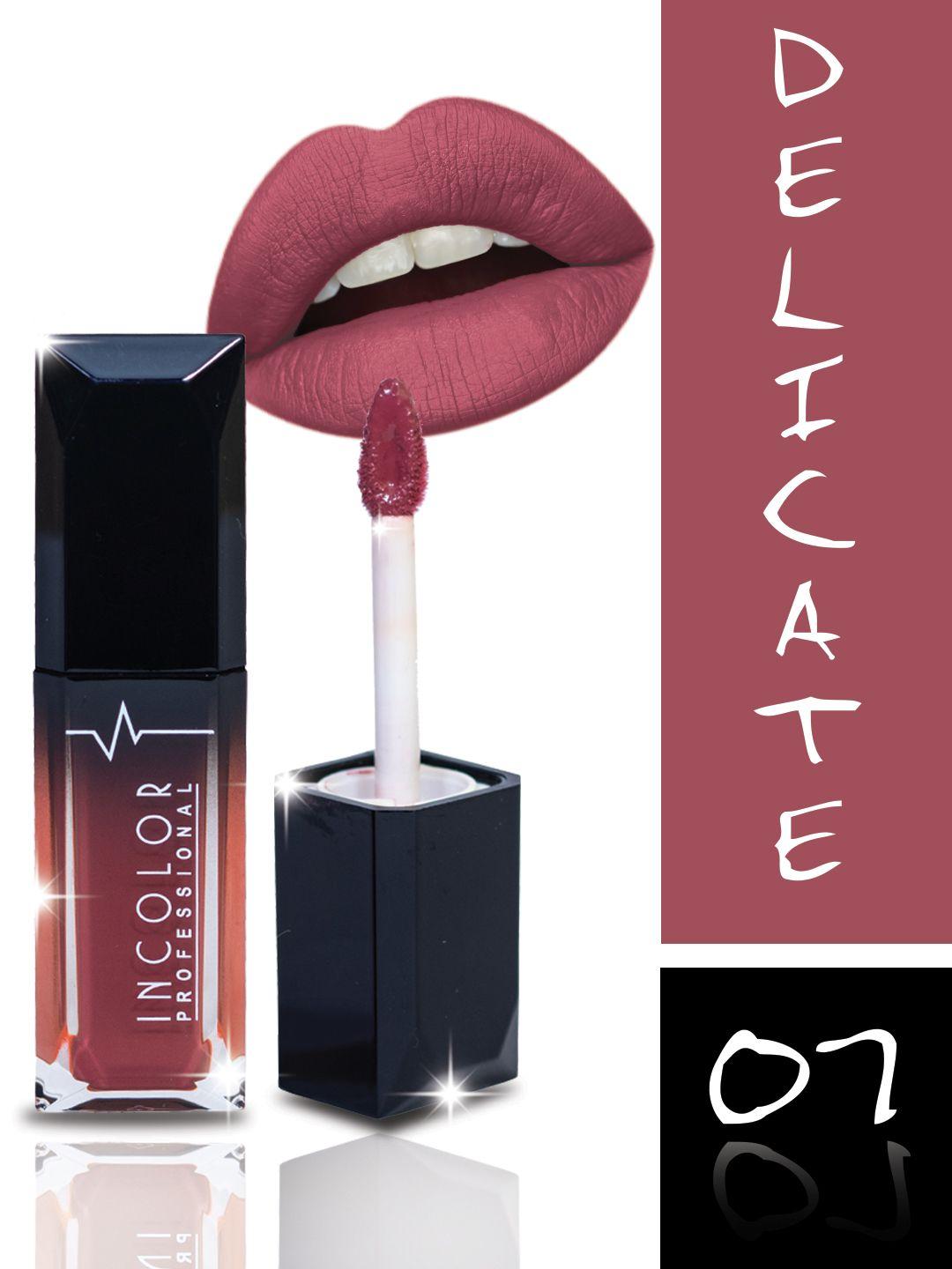 incolor-professional-matte-mini-lip-gloss---delicate-07,-8-ml