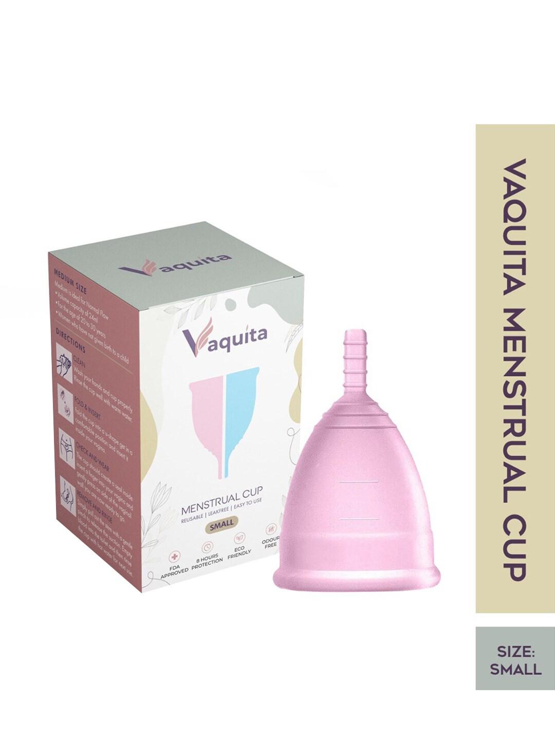 VAQUITA Women Pink Small Menstural Cup
