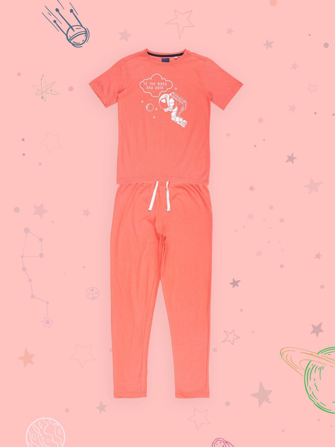 allen-solly-junior-boys-peach-printed-t-shirt-with-track-pants