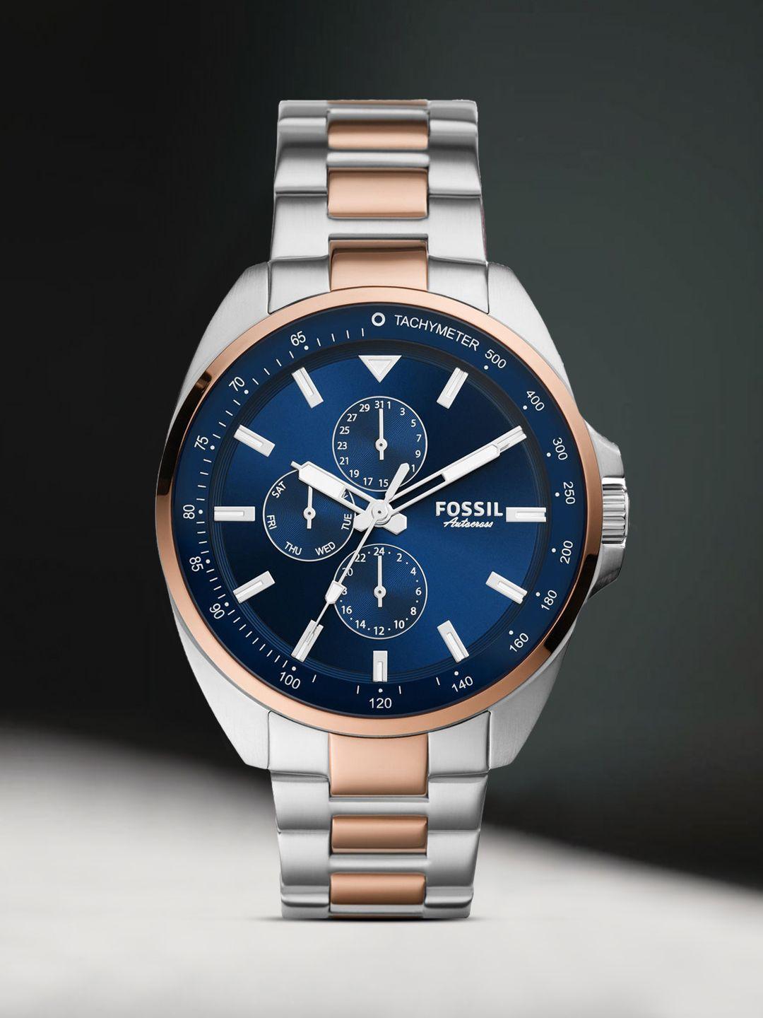 fossil-men-blue-stainless-steel-bracelet-style-straps-analogue-watch-bq2552i