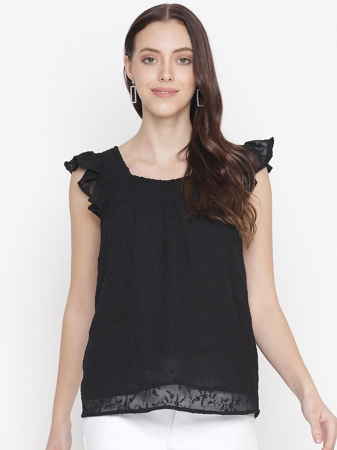oxolloxo-black-floral-embroidered-top