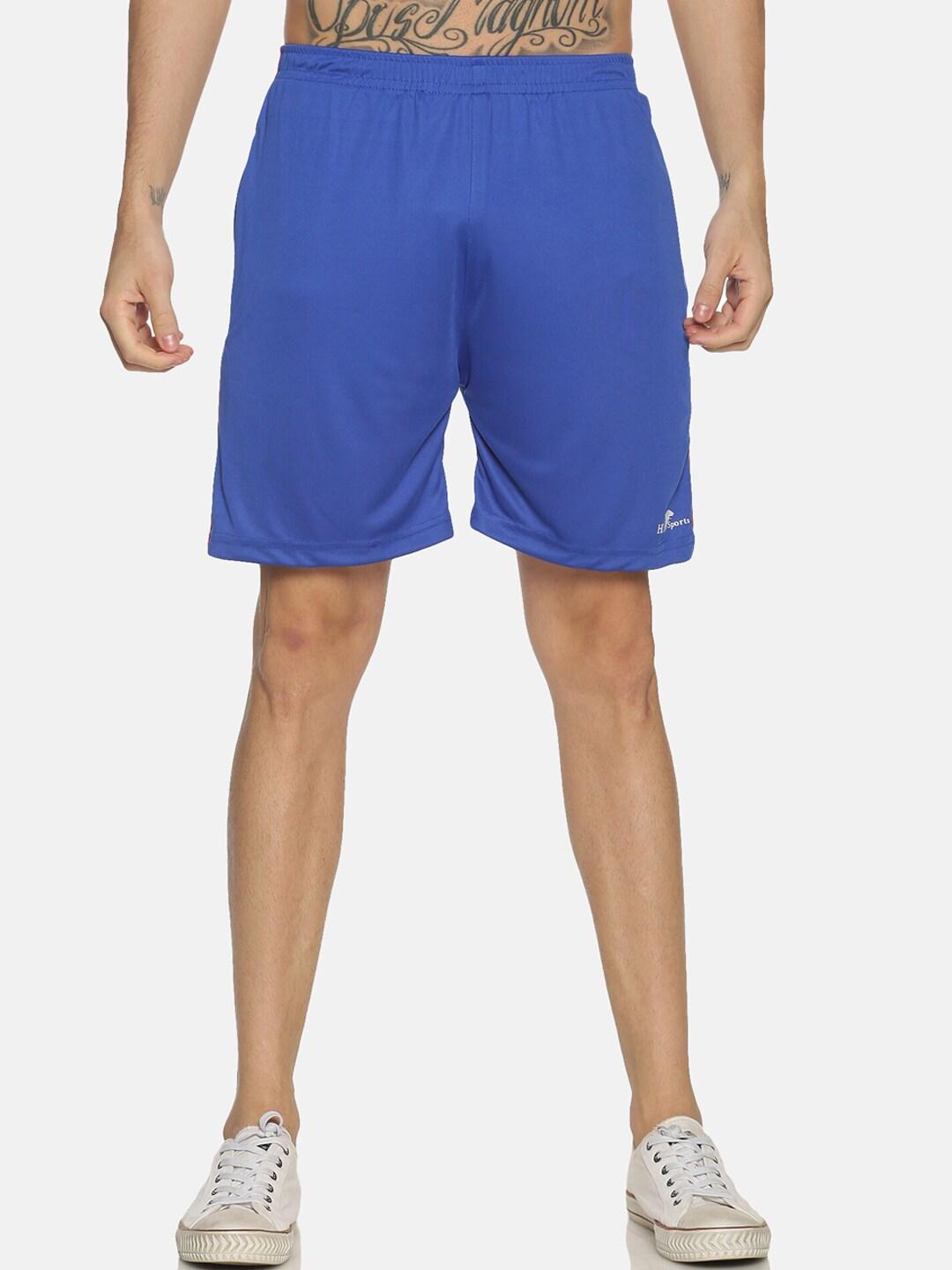 HPS Sports Men Blue Sports Shorts