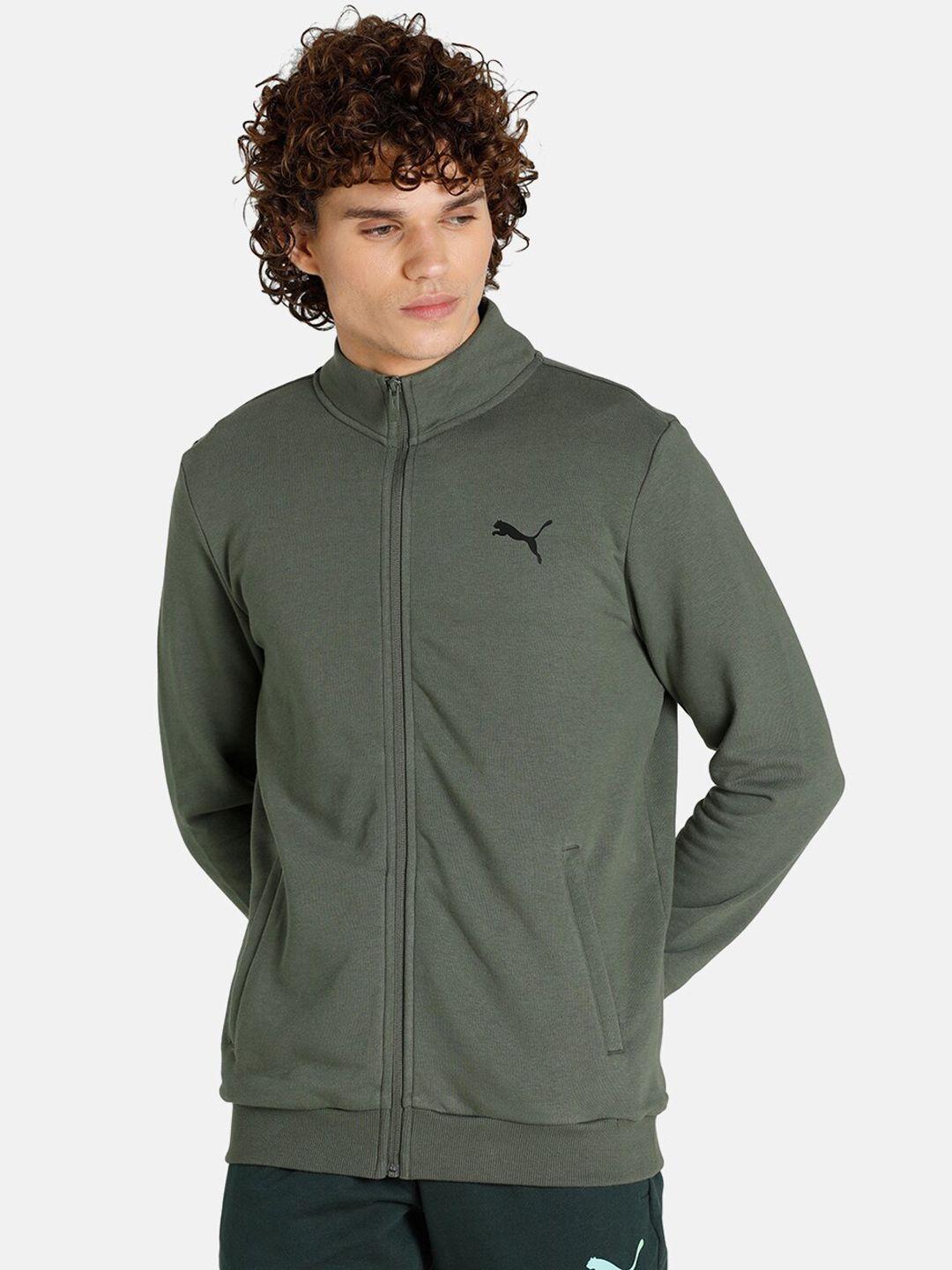puma-men-green-cotton-bomber-track-jacket