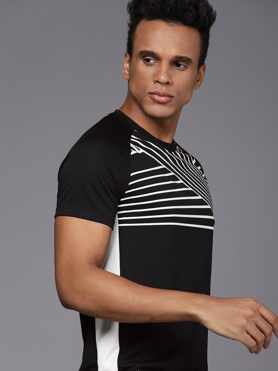 wrogn-active-men-black-striped-t-shirt