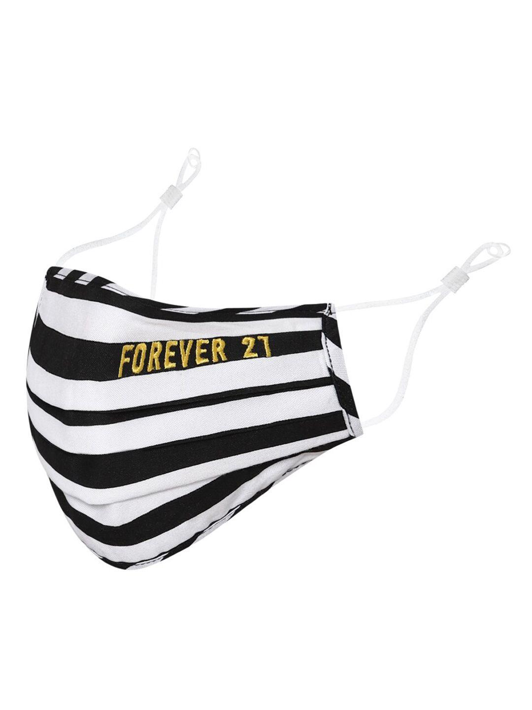 forever-21-men-black-&-white-striped-2-ply-outdoor-mask
