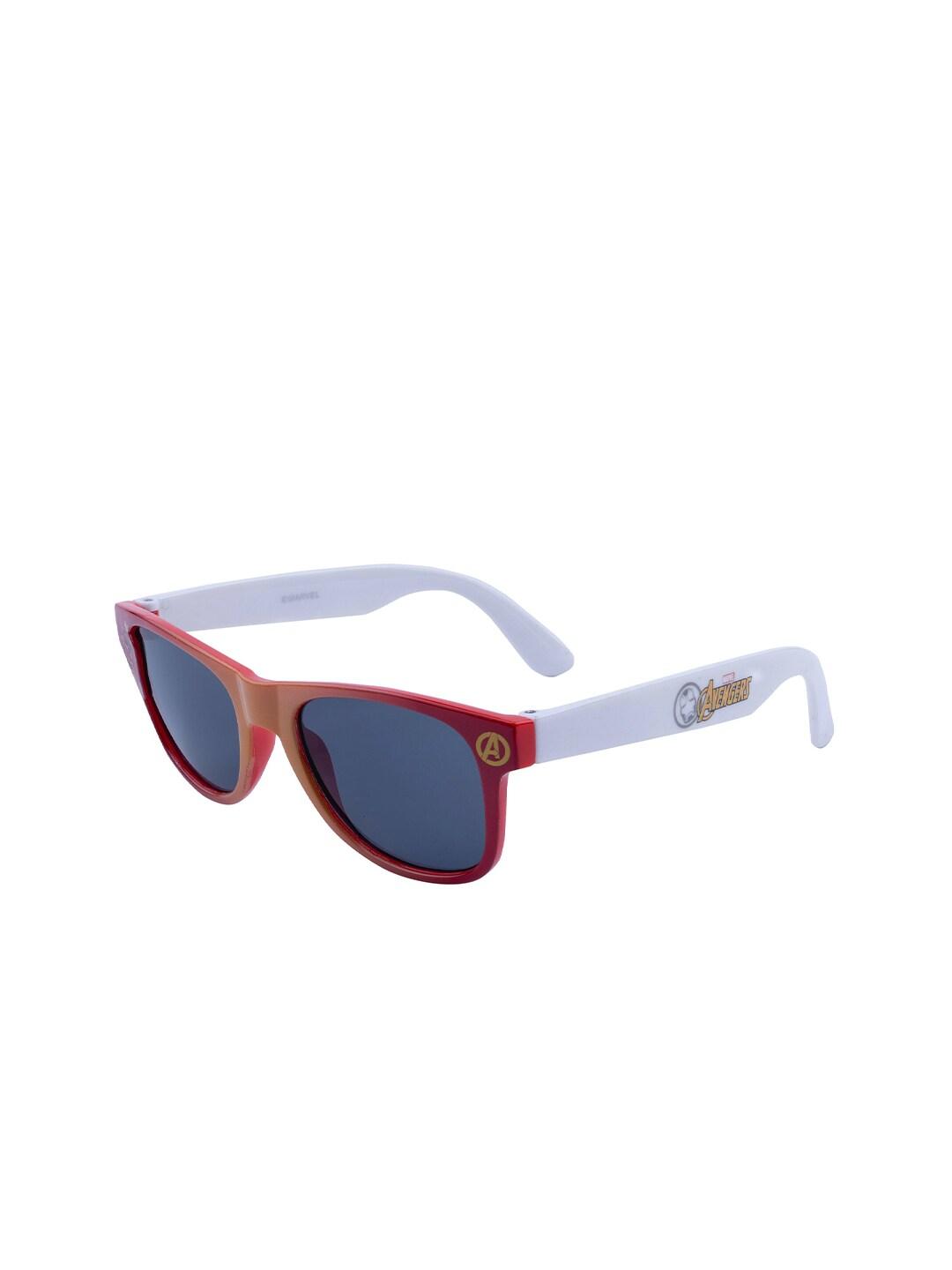 Marvel Boys Grey Lens & Red Oval Sunglasses with Polarised and UV Protected Lens