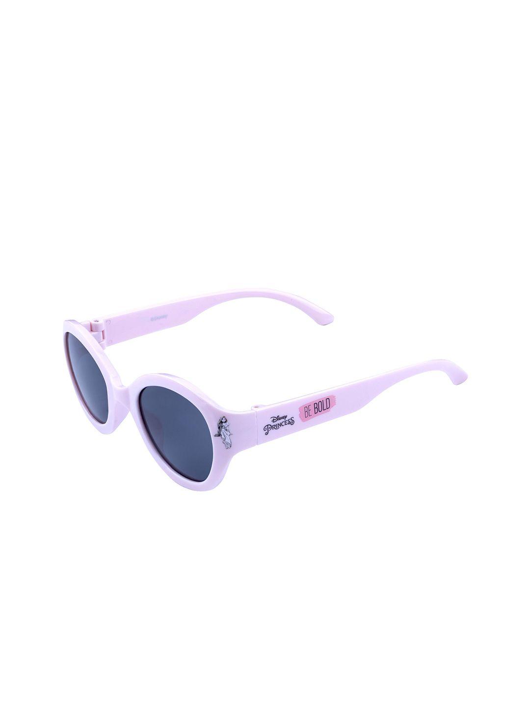 Disney Girls Blue Lens & Pink Princess Printed Oval Sunglasses TRHA15211