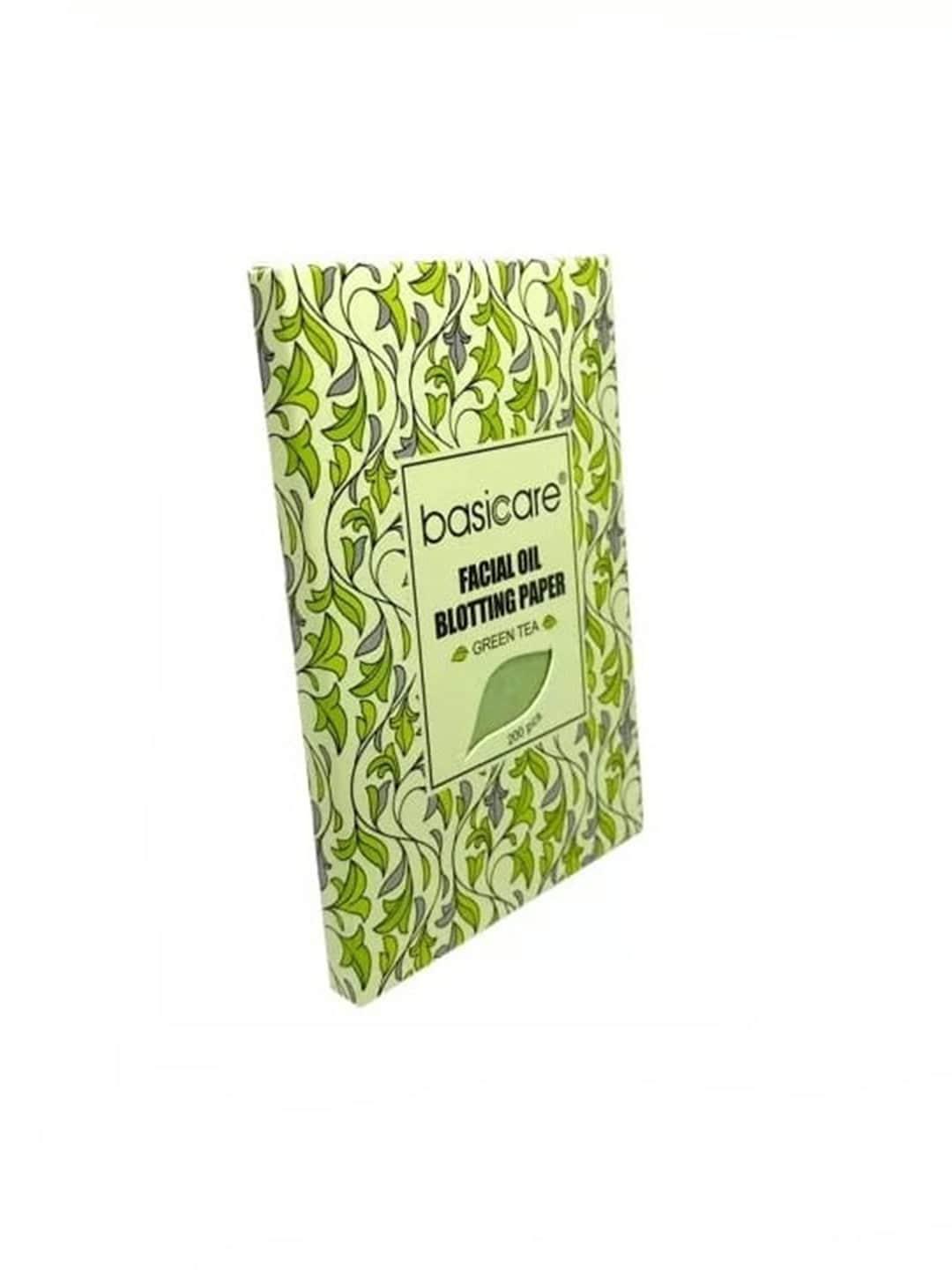 basicare Natural Green Tea Facial Oil Blotting Paper 200 Sheets