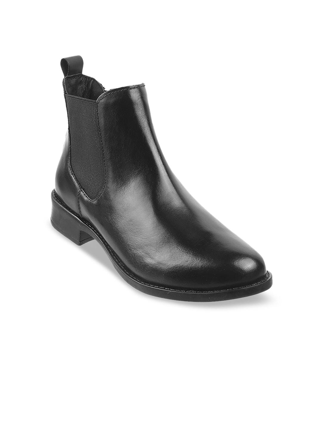 metro-black-block-heeled-boots