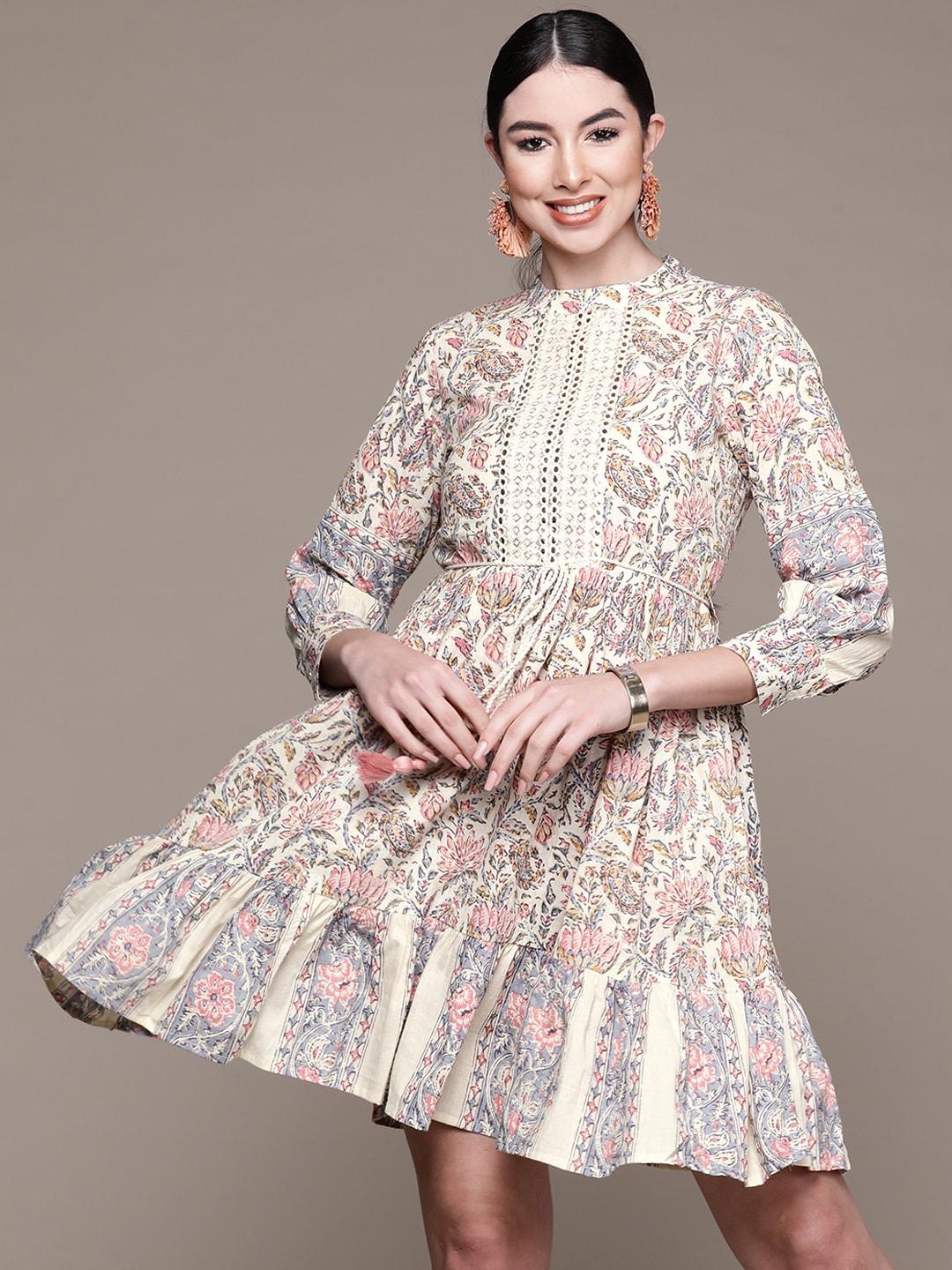 anubhutee-off-white-ethnic-motifs-cotton-a-line-dress