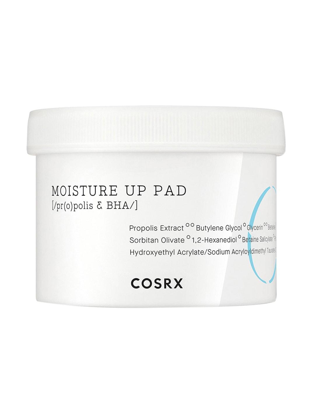 COSRX One Step Moisture Up Pad - 70 Pads with Natural BHA for Acne & Moisturising