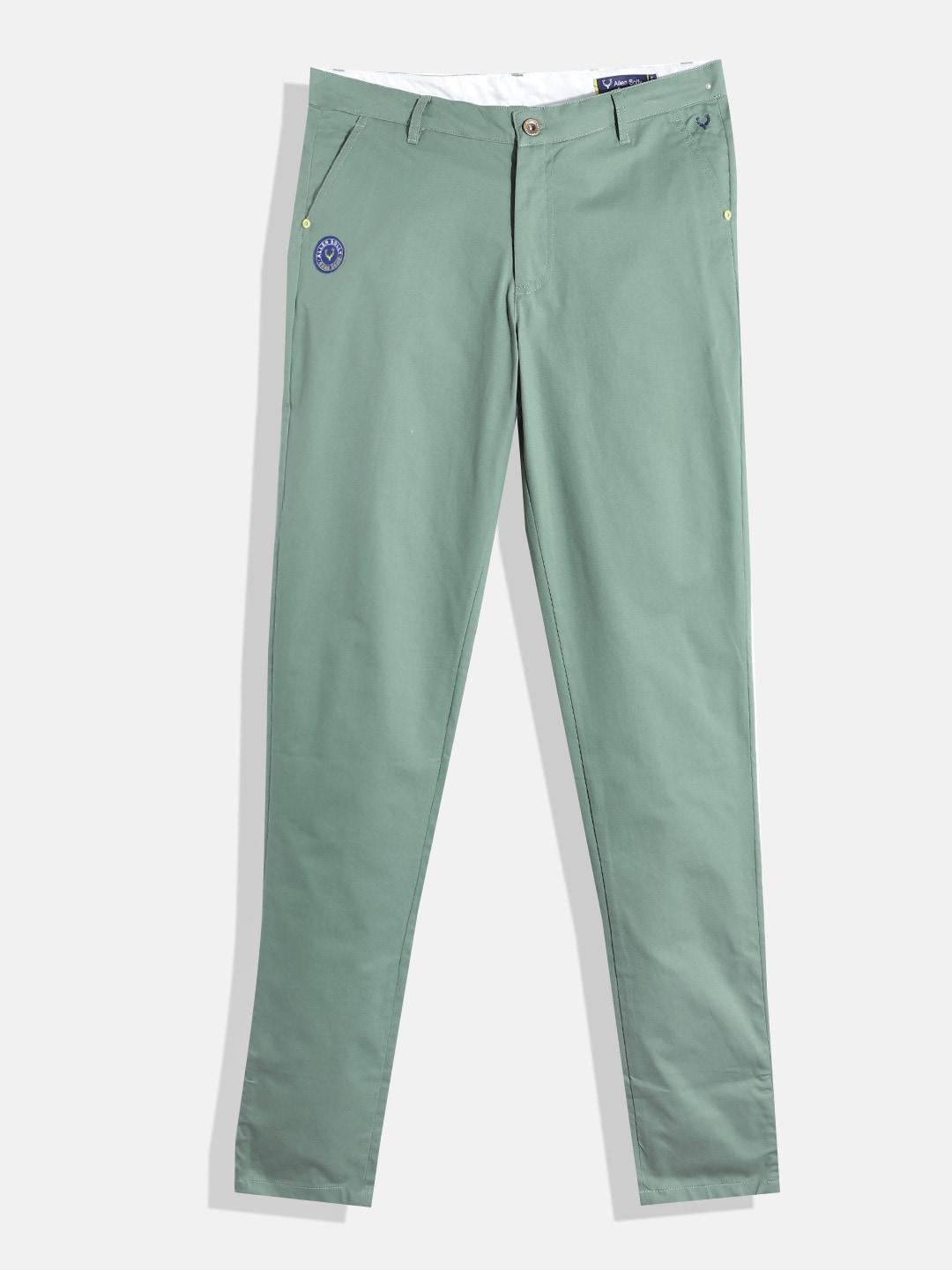 Allen Solly Junior Boys Sage Green Chino Trousers