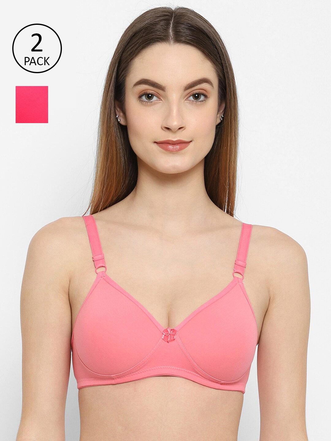 floret-pink-&-fuchsia-pack-of-2-lightly-padded-push-up-bra