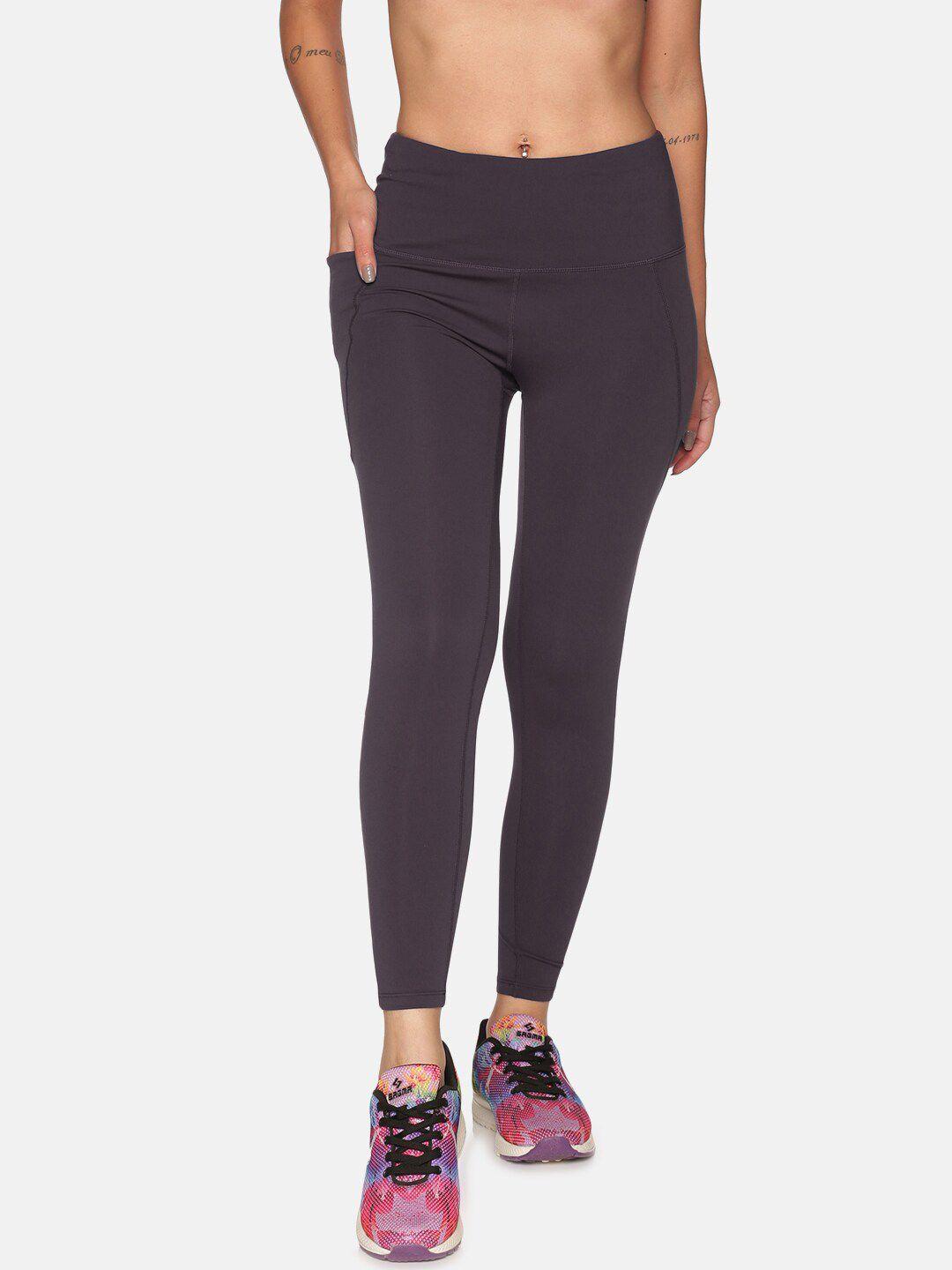 BlissClub Women Grey Super Stretchy and High Waisted The Ultimate Leggings